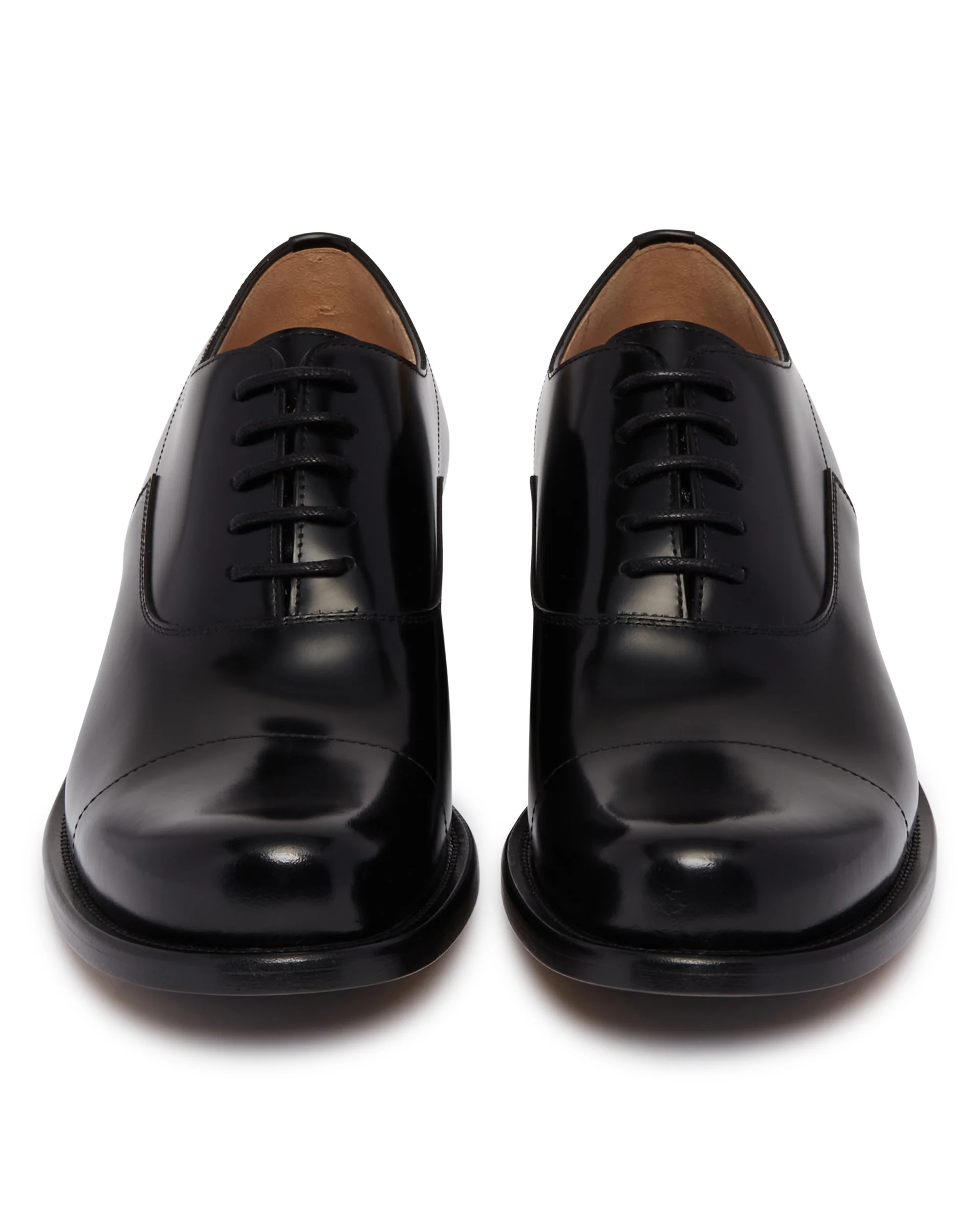 Scarpe Stringate In Pelle Nere - Image 4