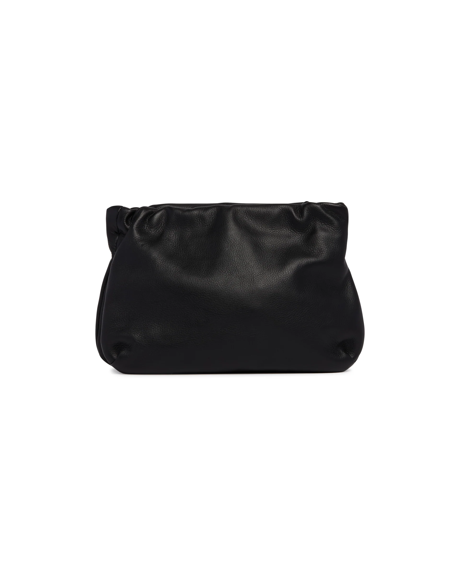 Clutch Bourse Media In Pelle Nera - Image 2