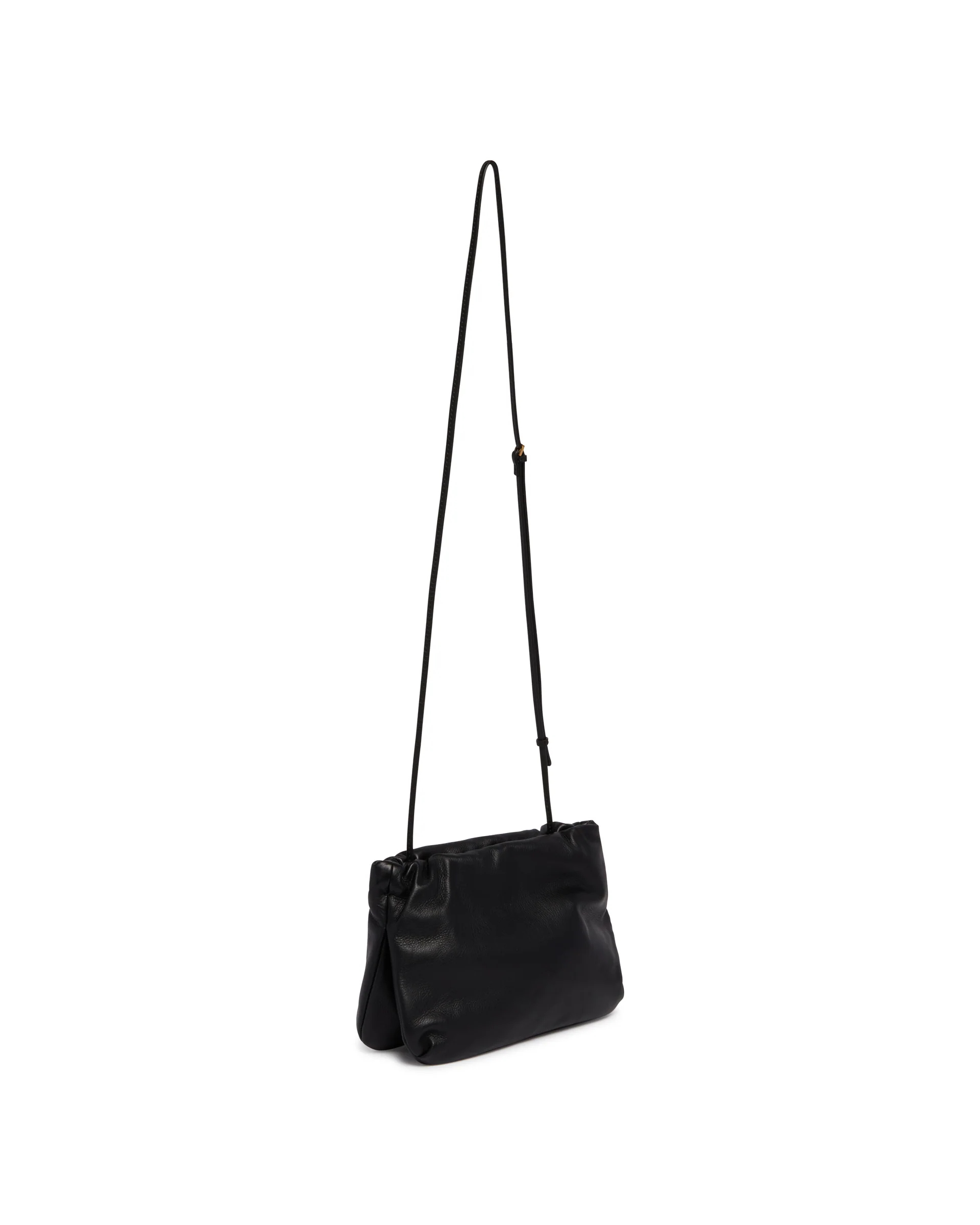 Clutch Bourse Media In Pelle Nera - Image 5