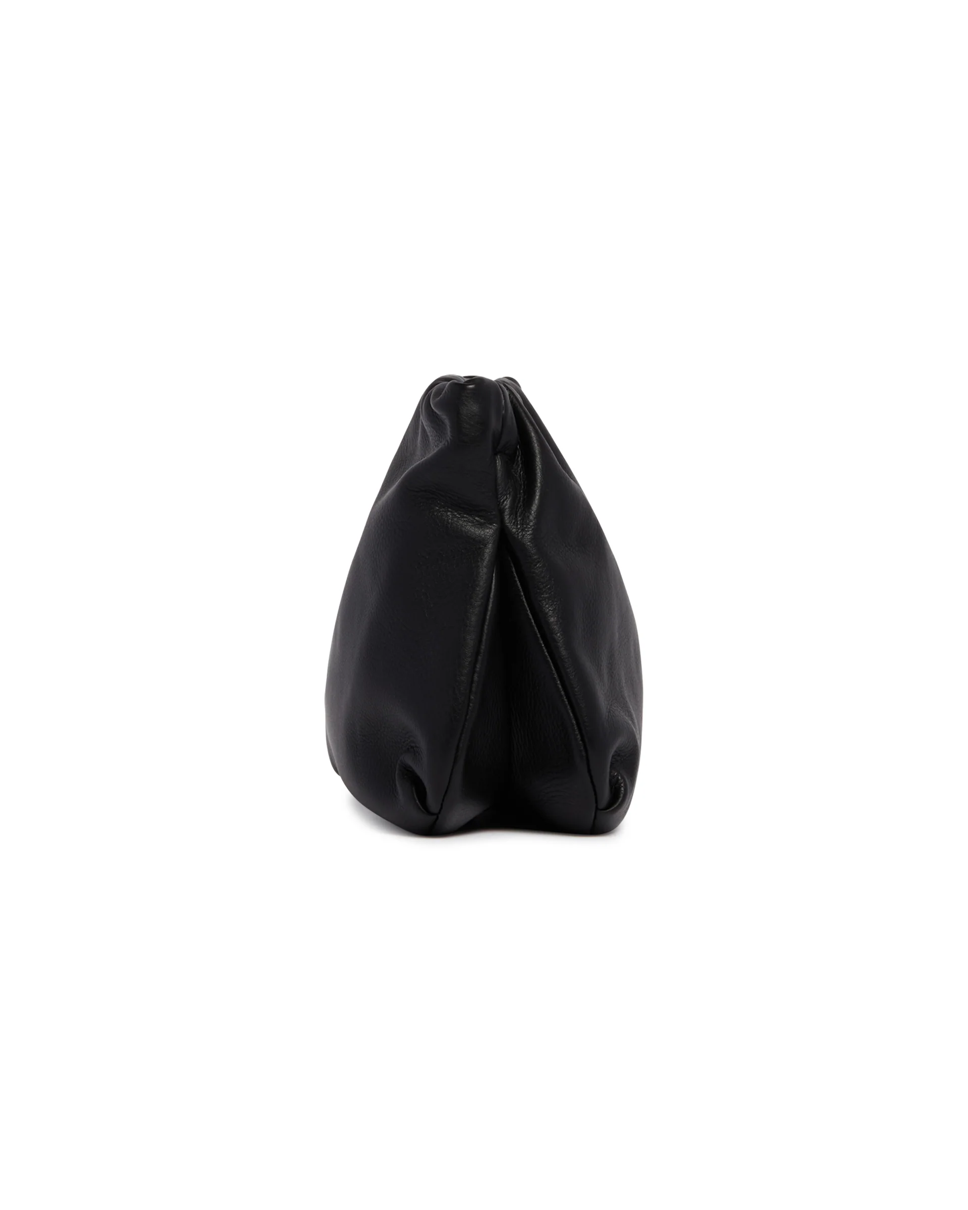 Clutch Bourse Media In Pelle Nera - Image 7