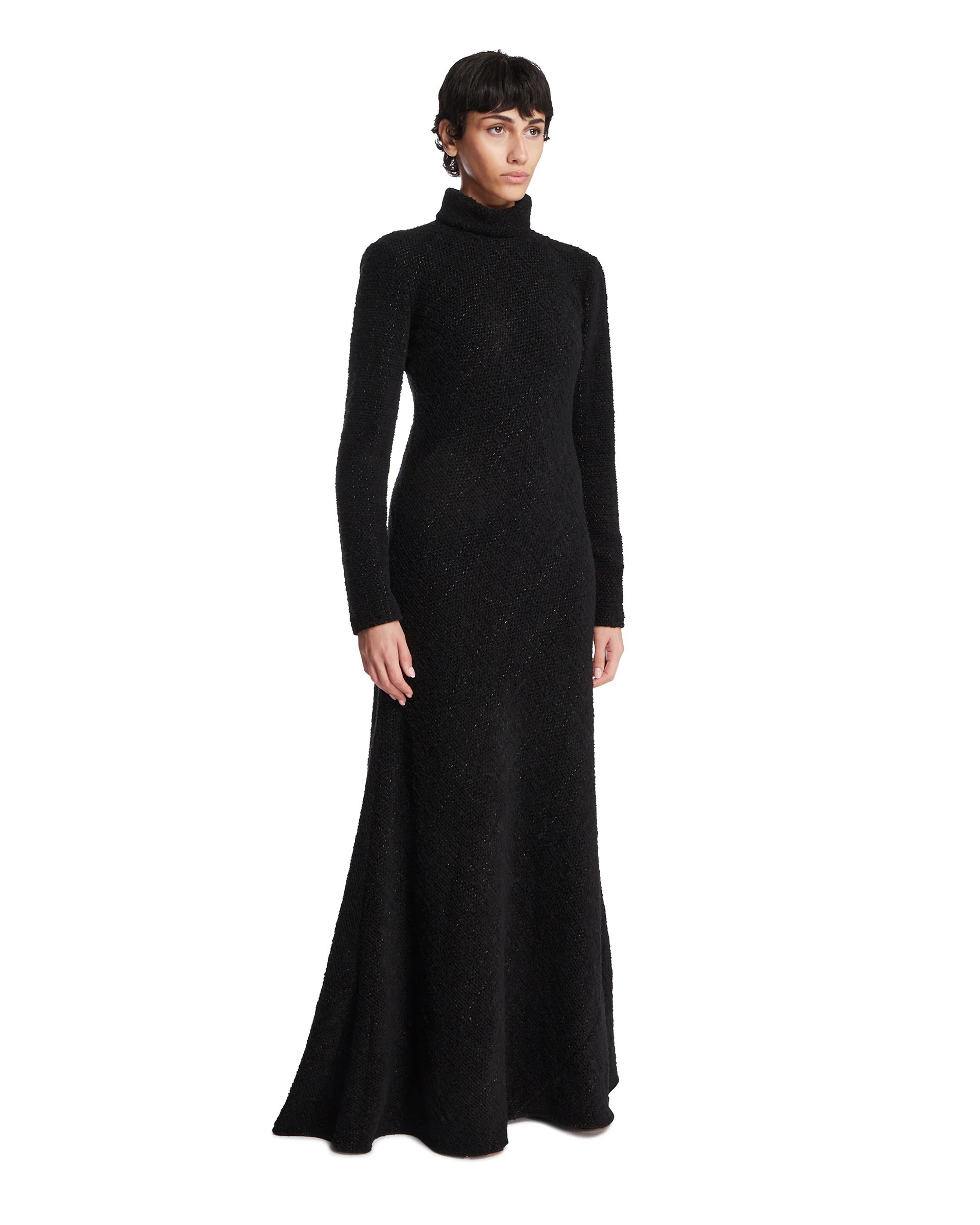 Abito Melani in Cashmere Nero - Image 2