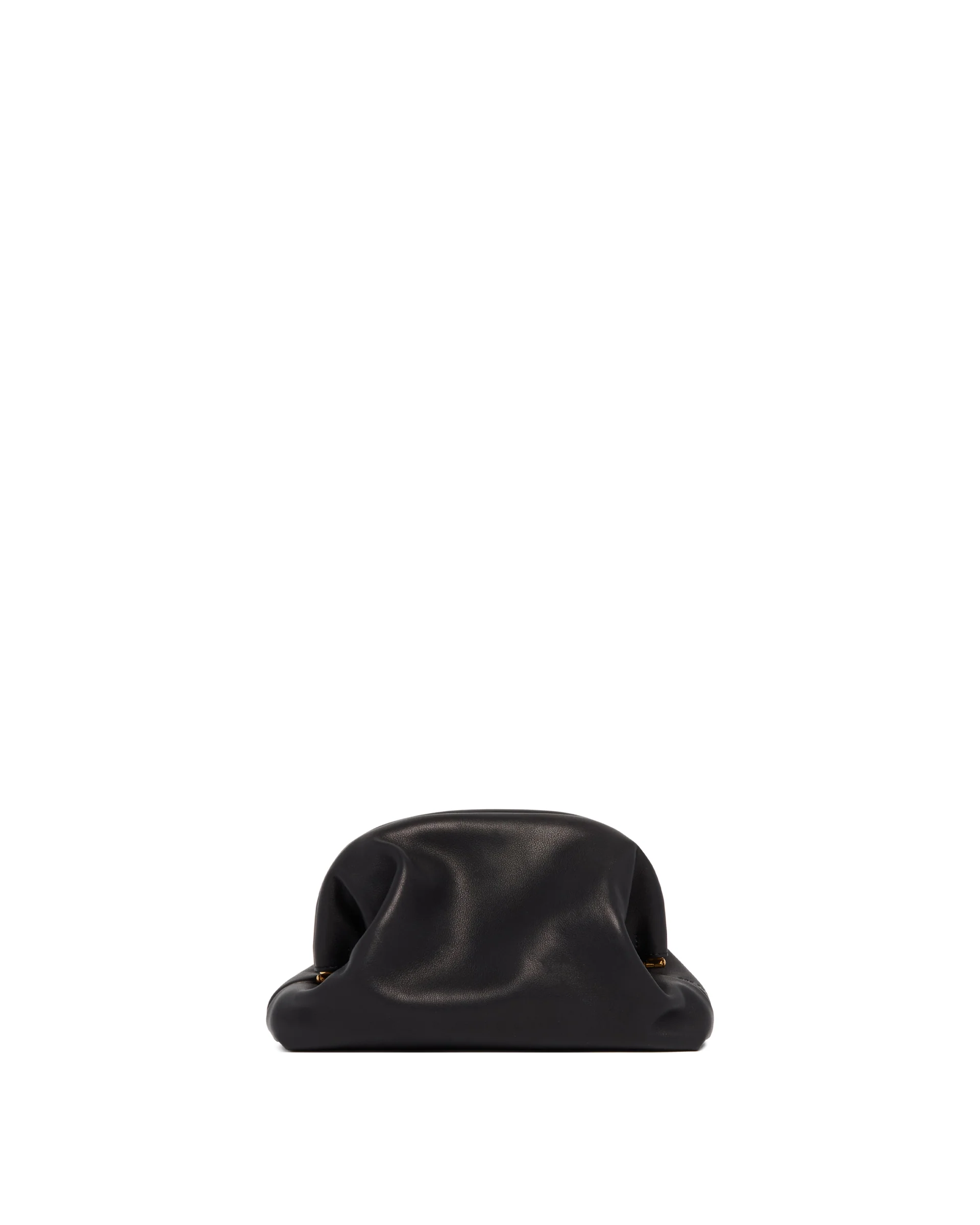 Clutch Mira in Pelle Nera