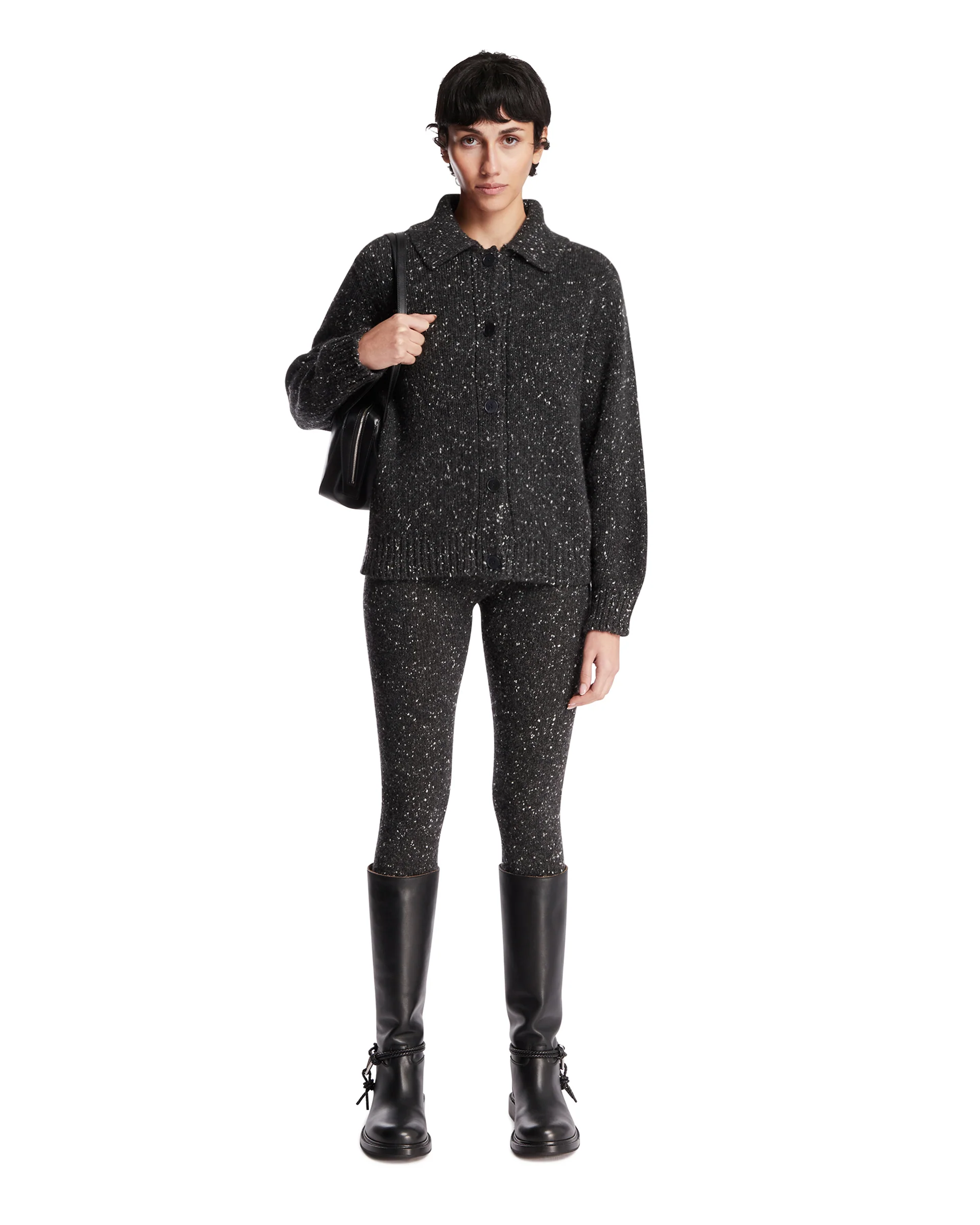 Leggings Mumuka in Cashmere Neri - Image 3