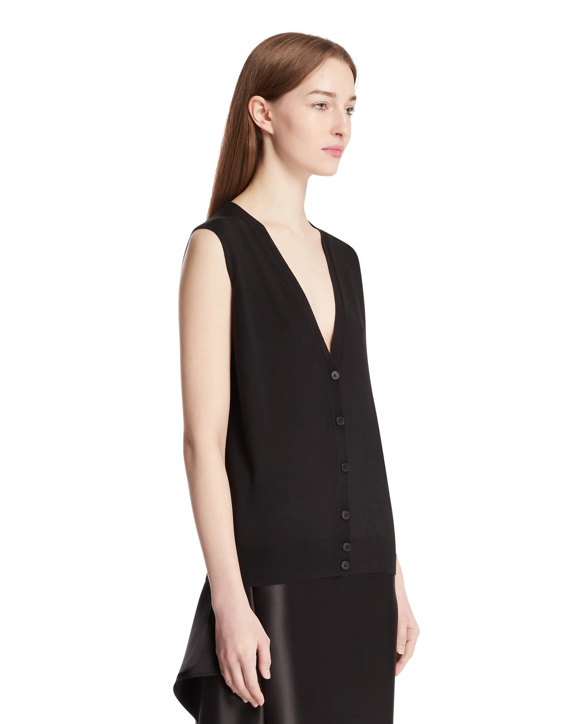 Gilet in Cashmere Neel Nero - Image 2