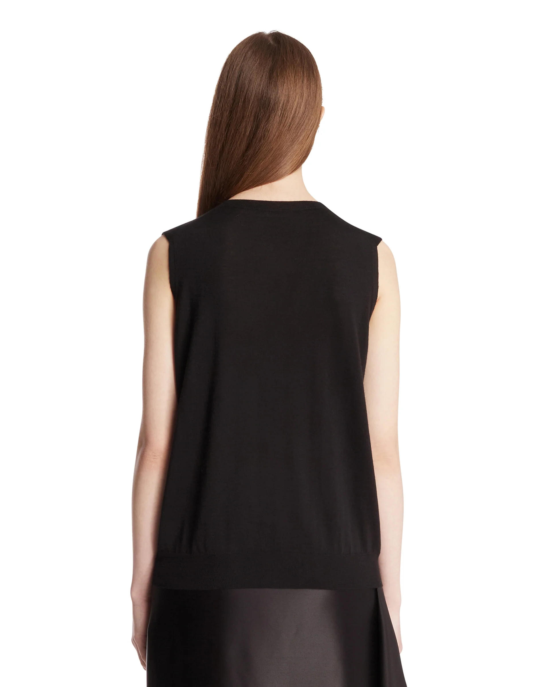 Gilet in Cashmere Neel Nero - Image 5