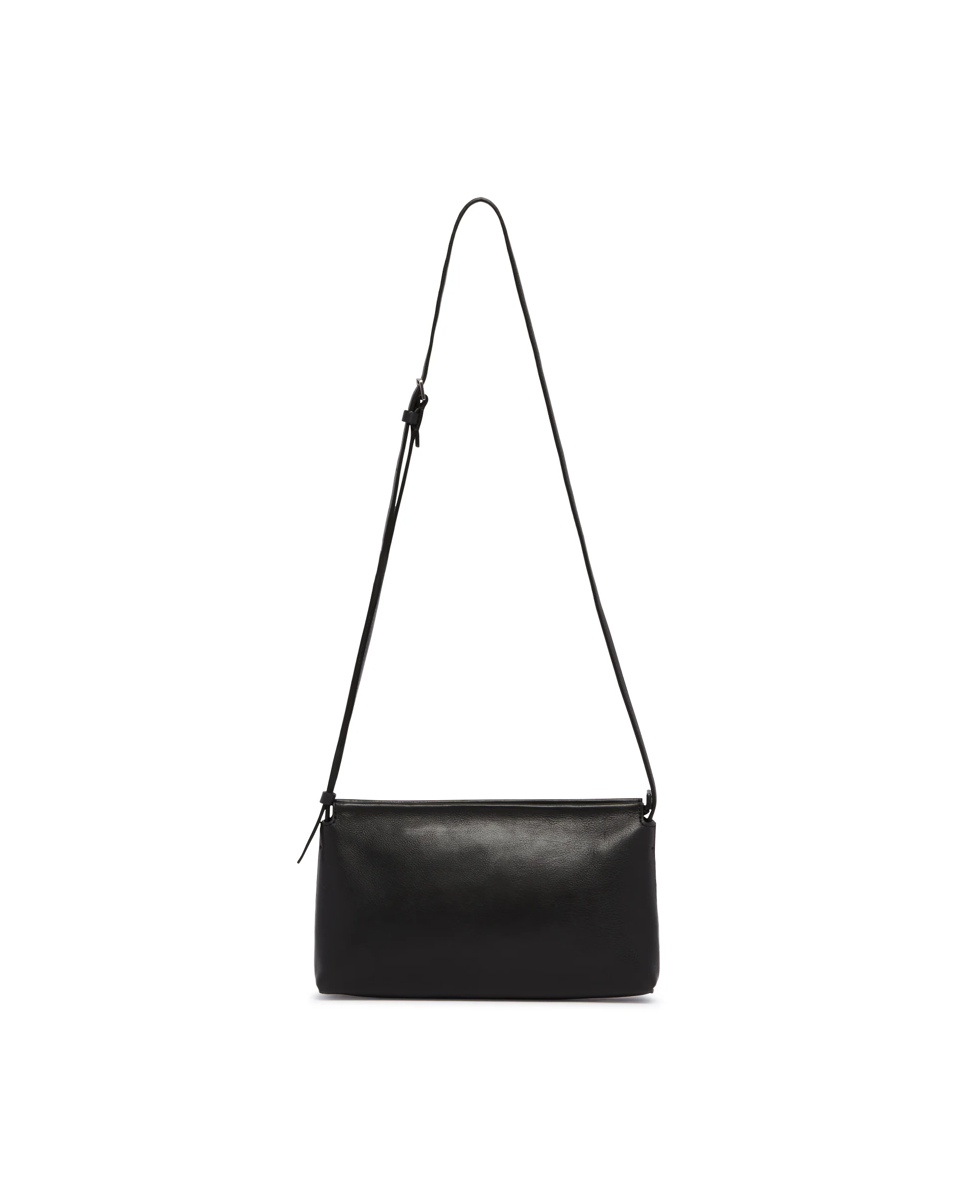Borsa A Tracolla Rene in Pelle Nera - Image 2