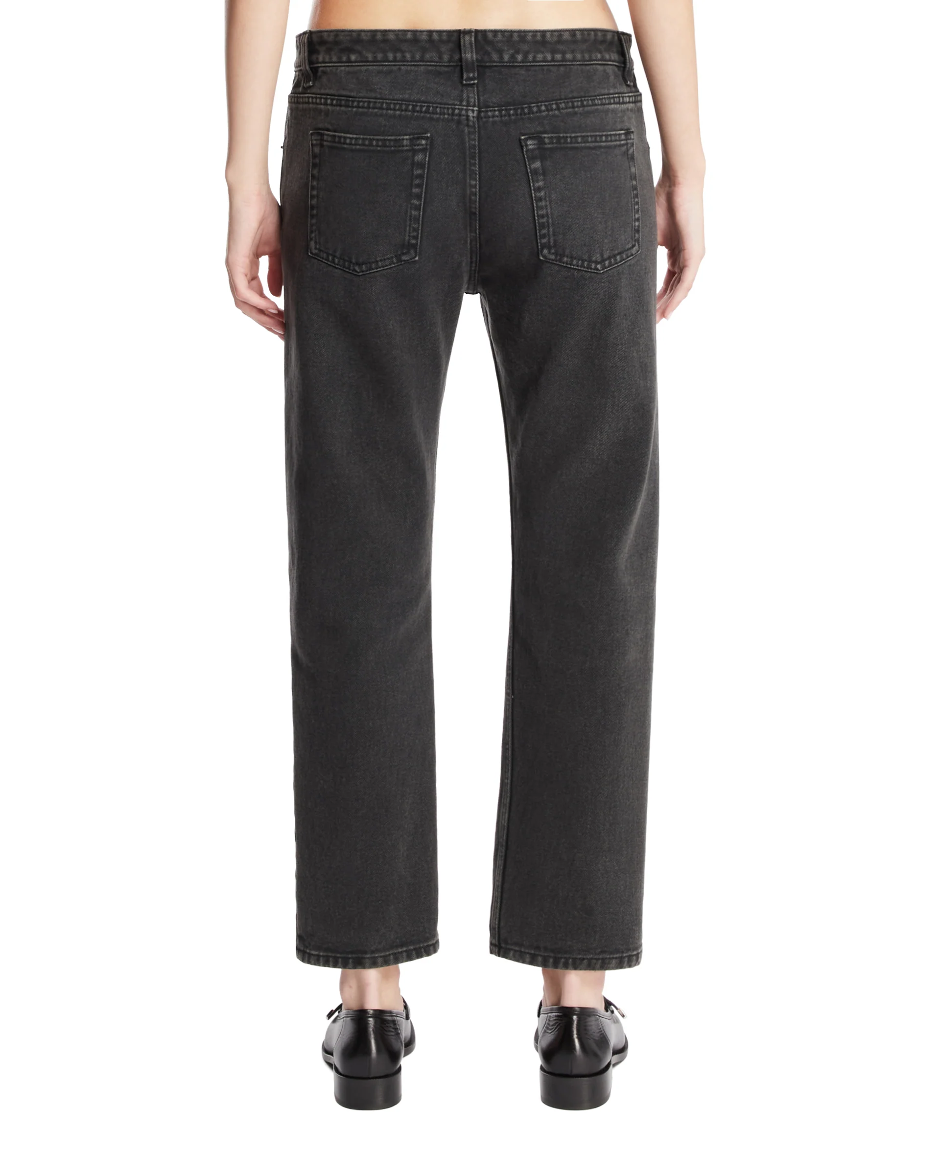 Jeans in Cotone Riaco Neri - Image 5