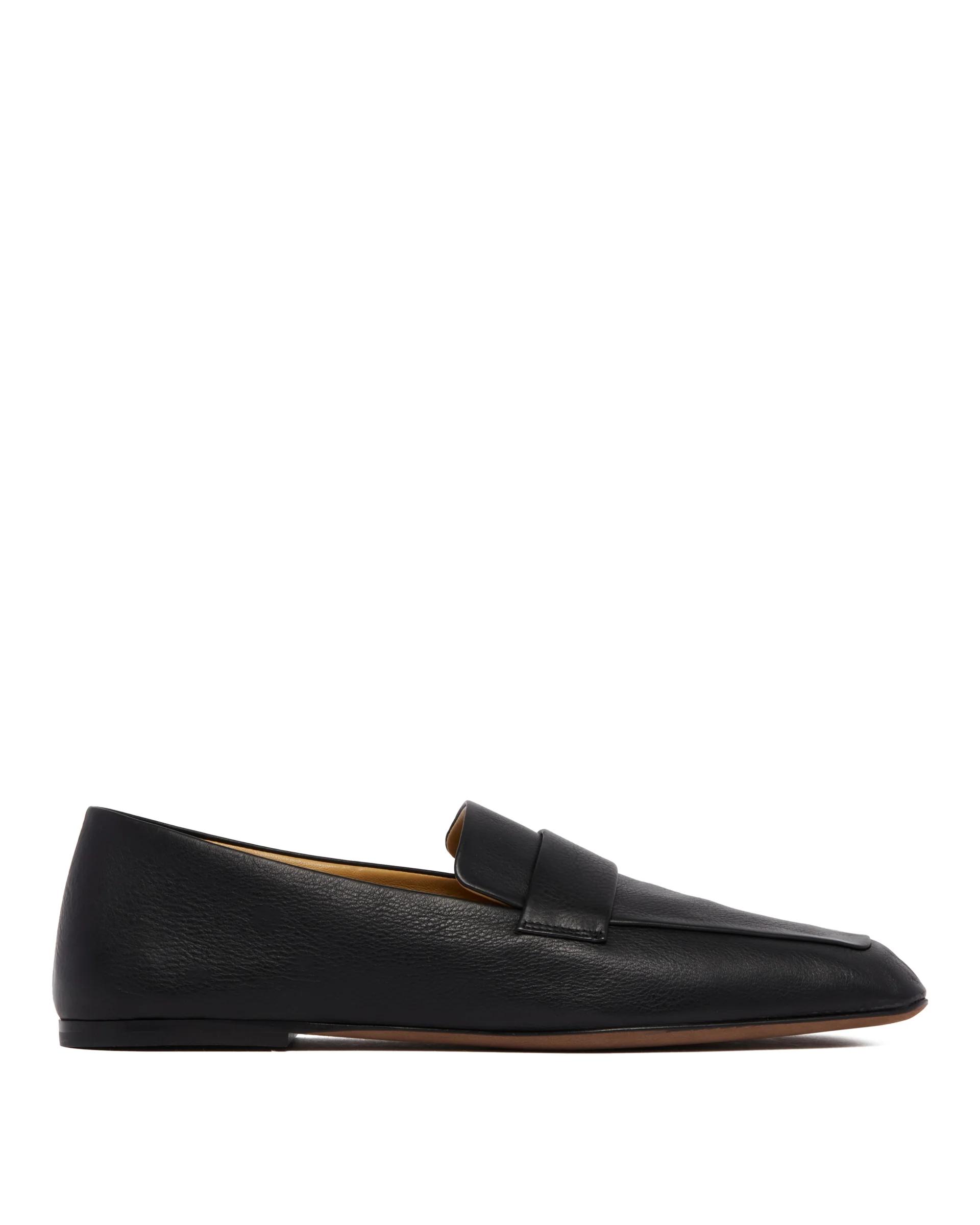 Mocassini in Pelle Square Neri