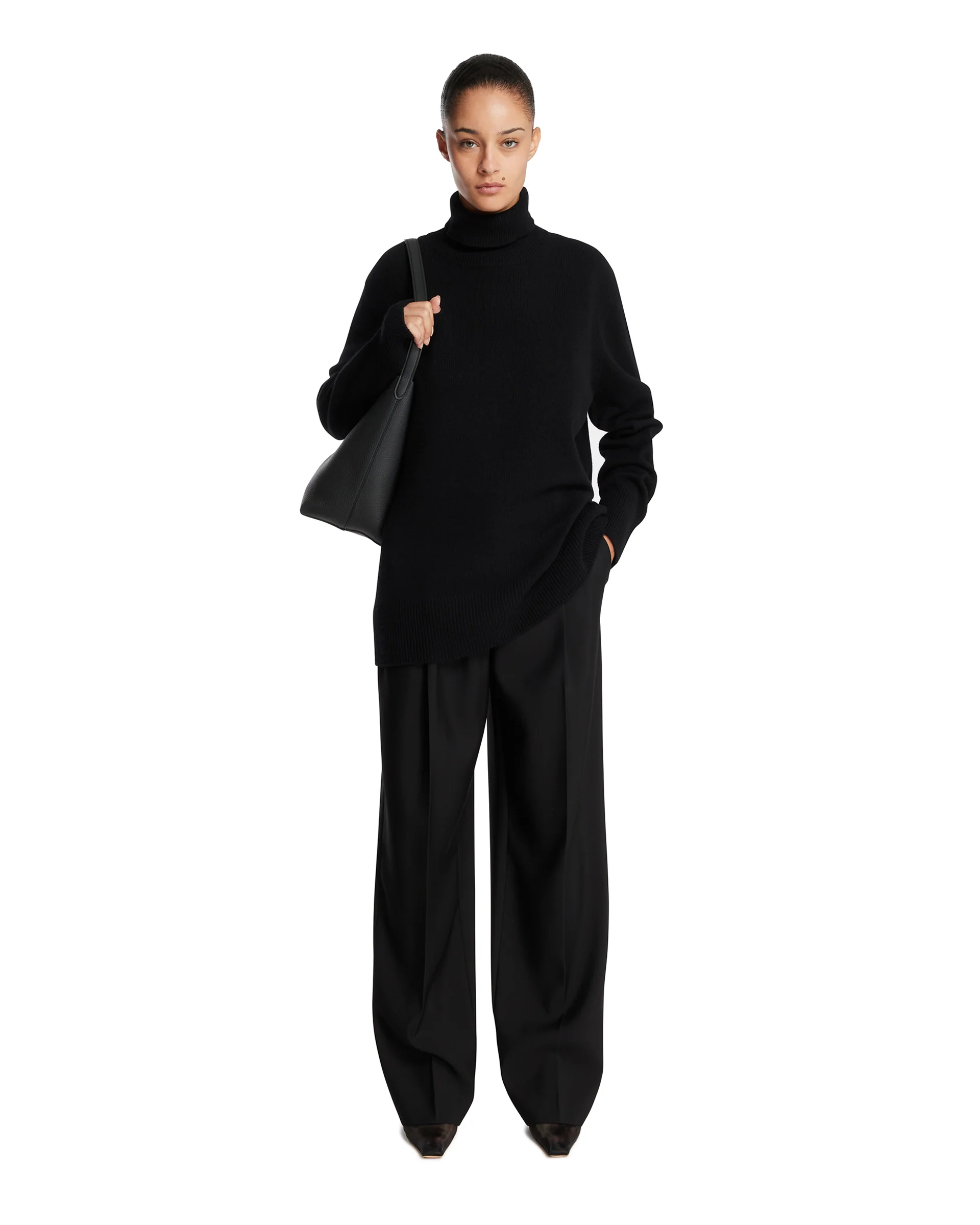 Maglione Stepny In Cashmere Nero - Image 3