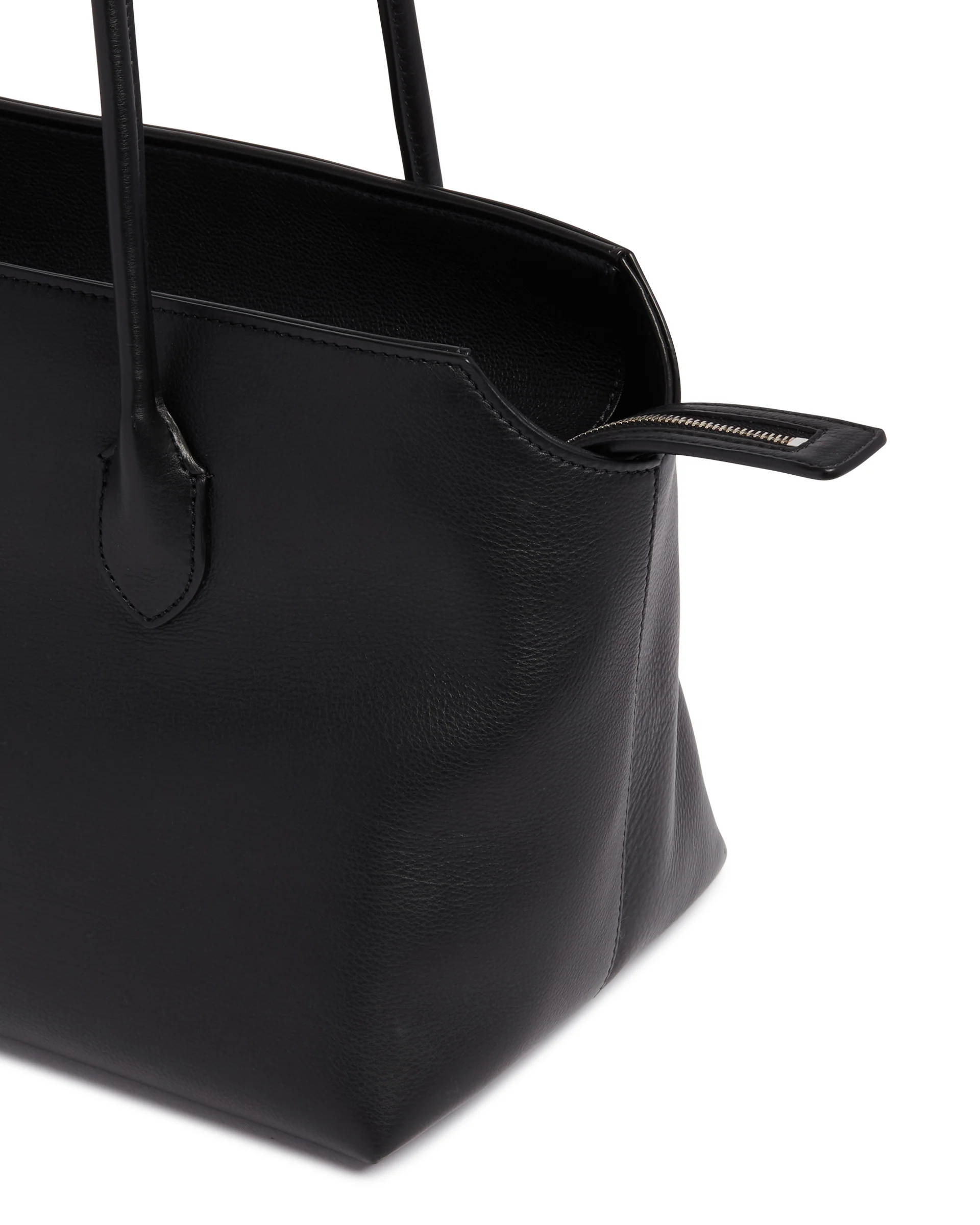 Borsa Terrasse In Pelle Nera - Image 4