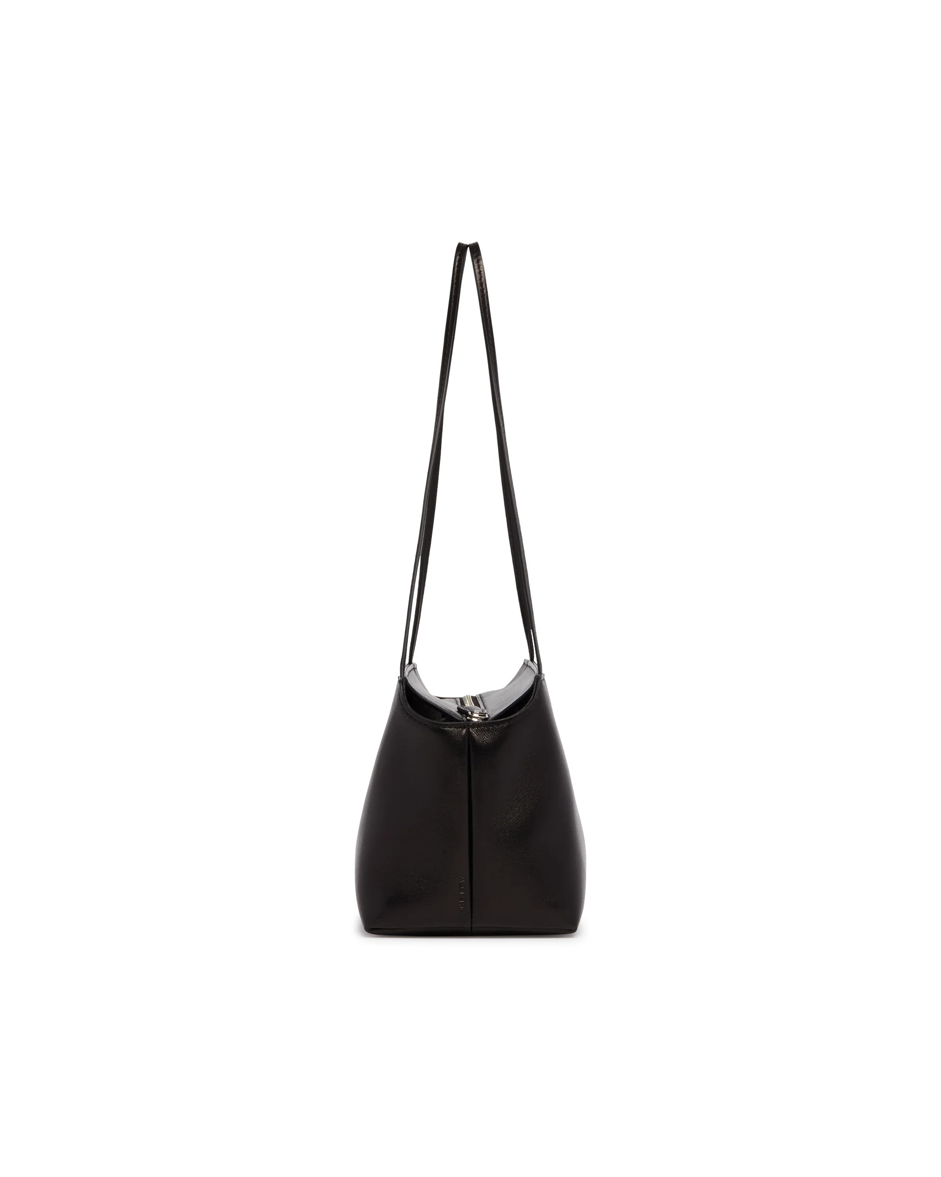 Borsa Terrasse In Pelle Nera - Image 5