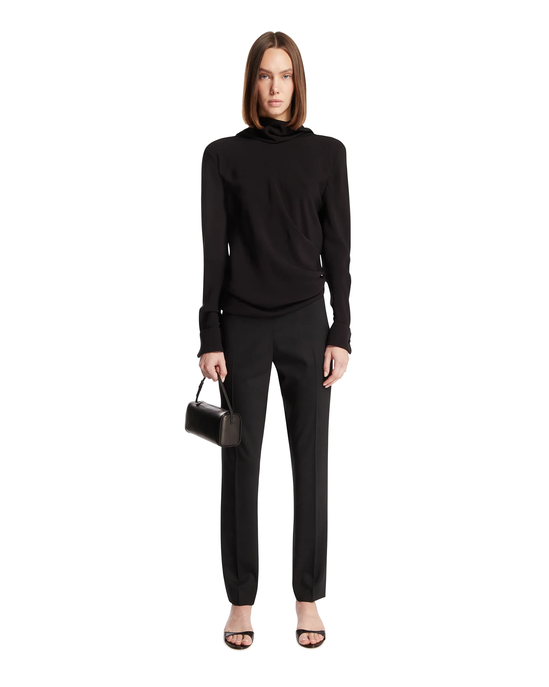 Top In Viscosa Nero - Image 3