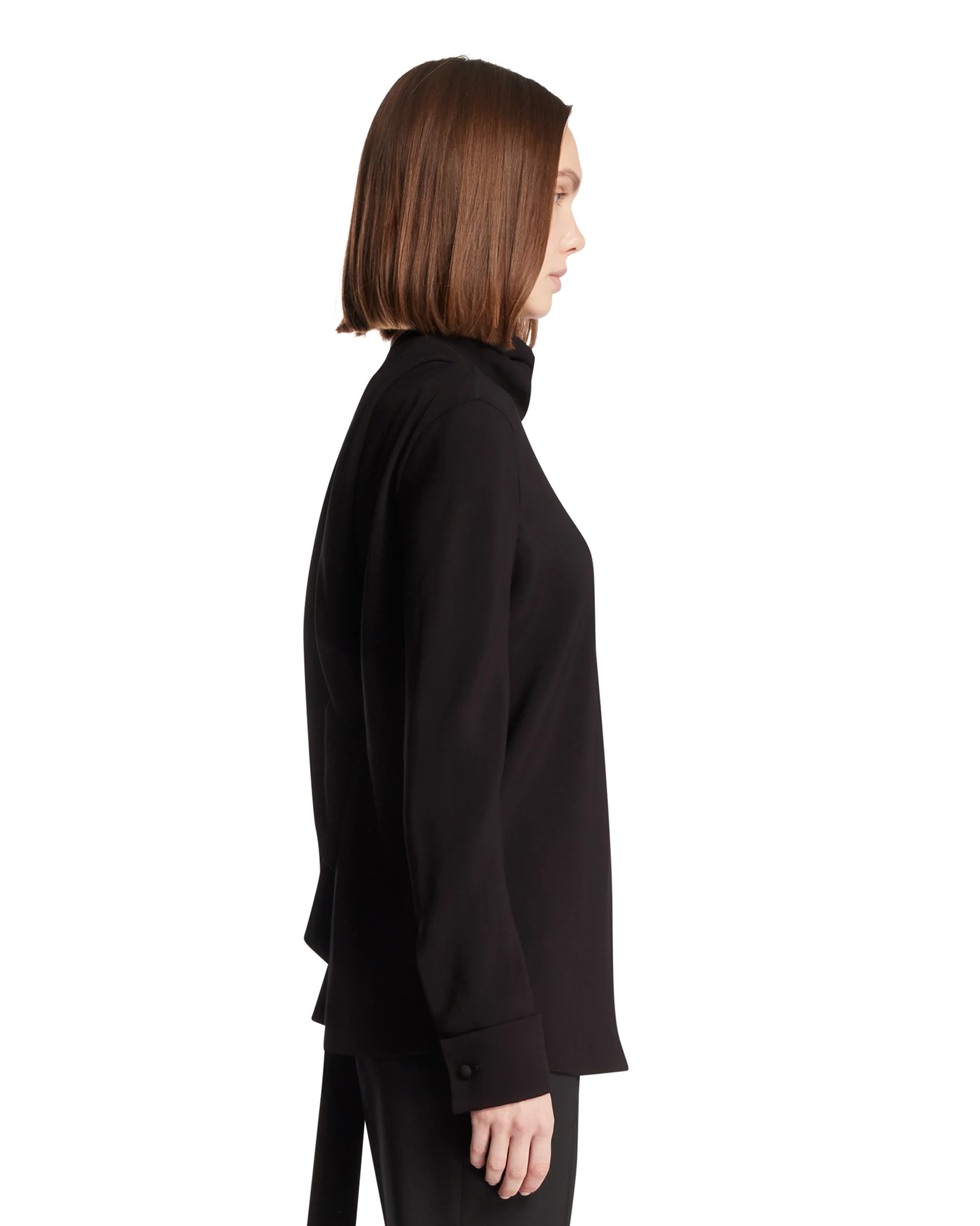 Top In Viscosa Nero - Image 4