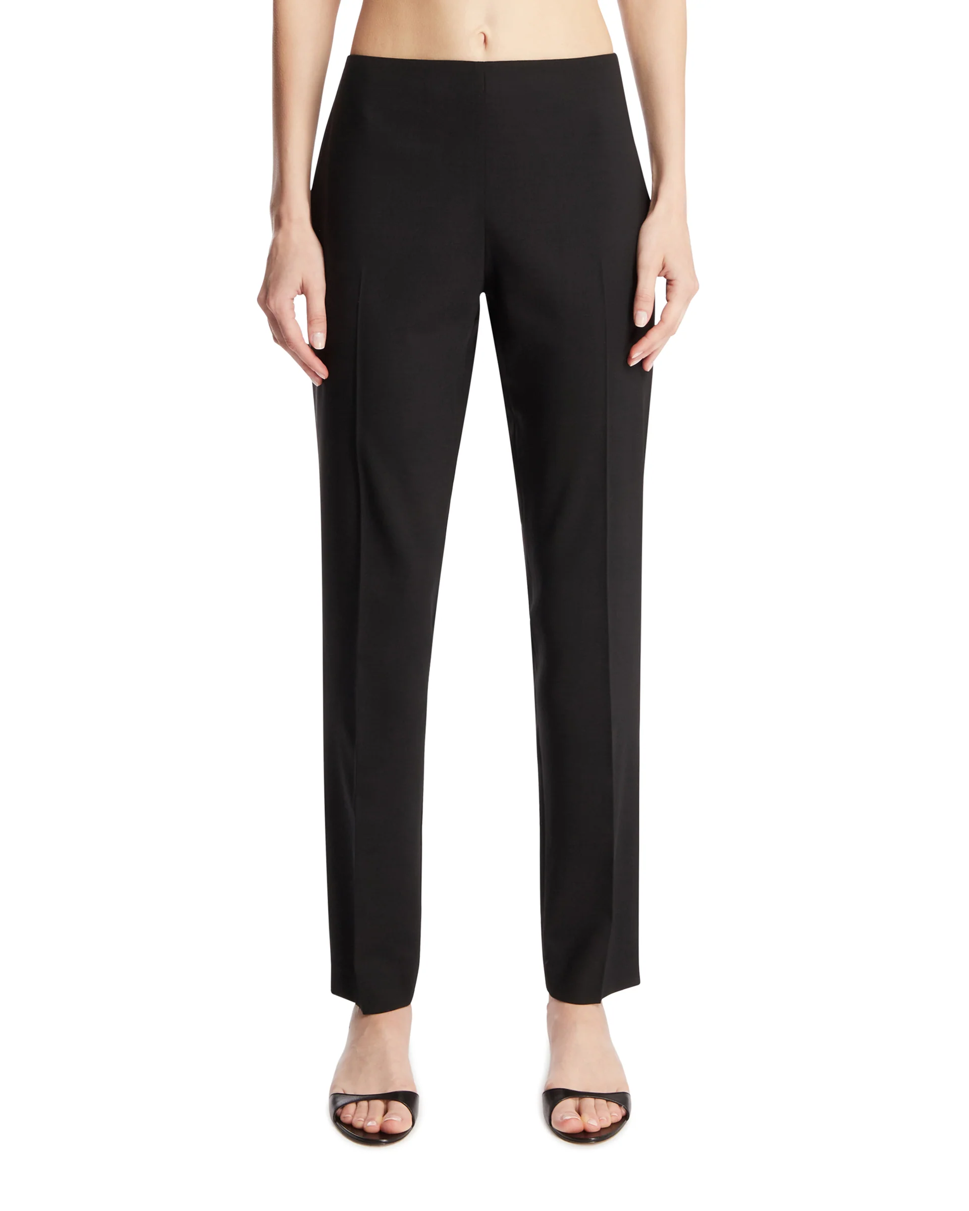 Pantaloni In Lana Neri