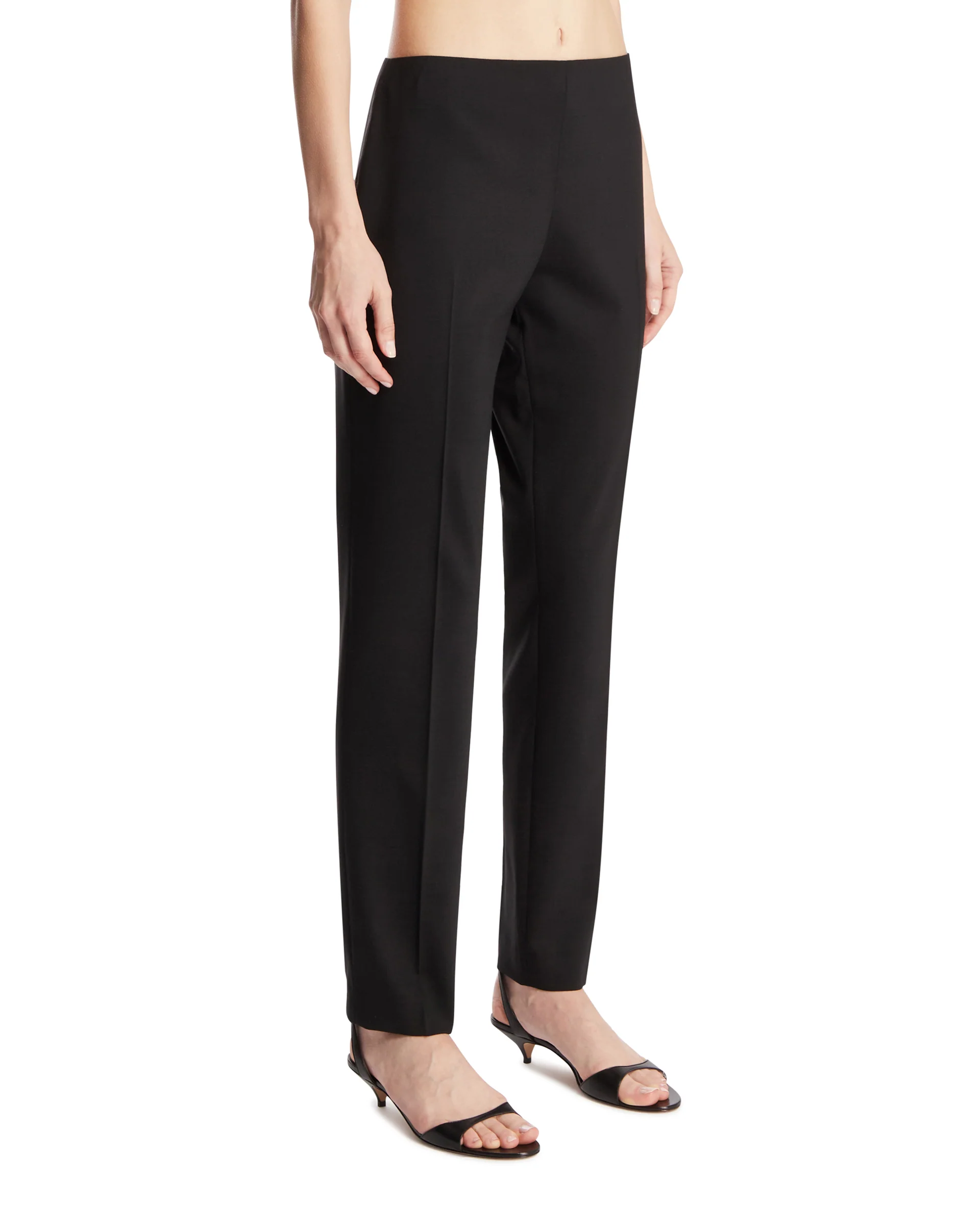 Pantaloni In Lana Neri - Image 2