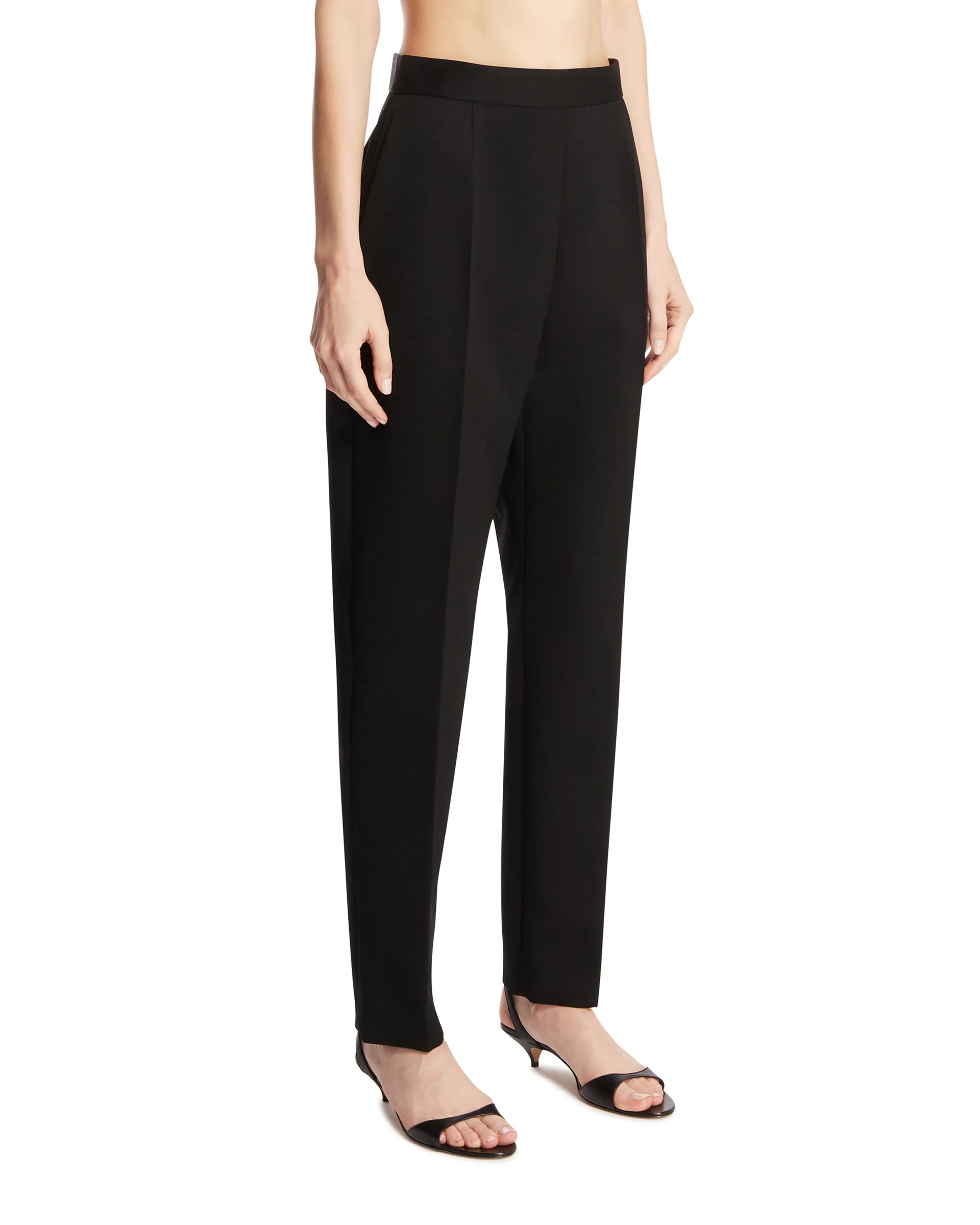 Pantaloni In Lana Neri - Image 2