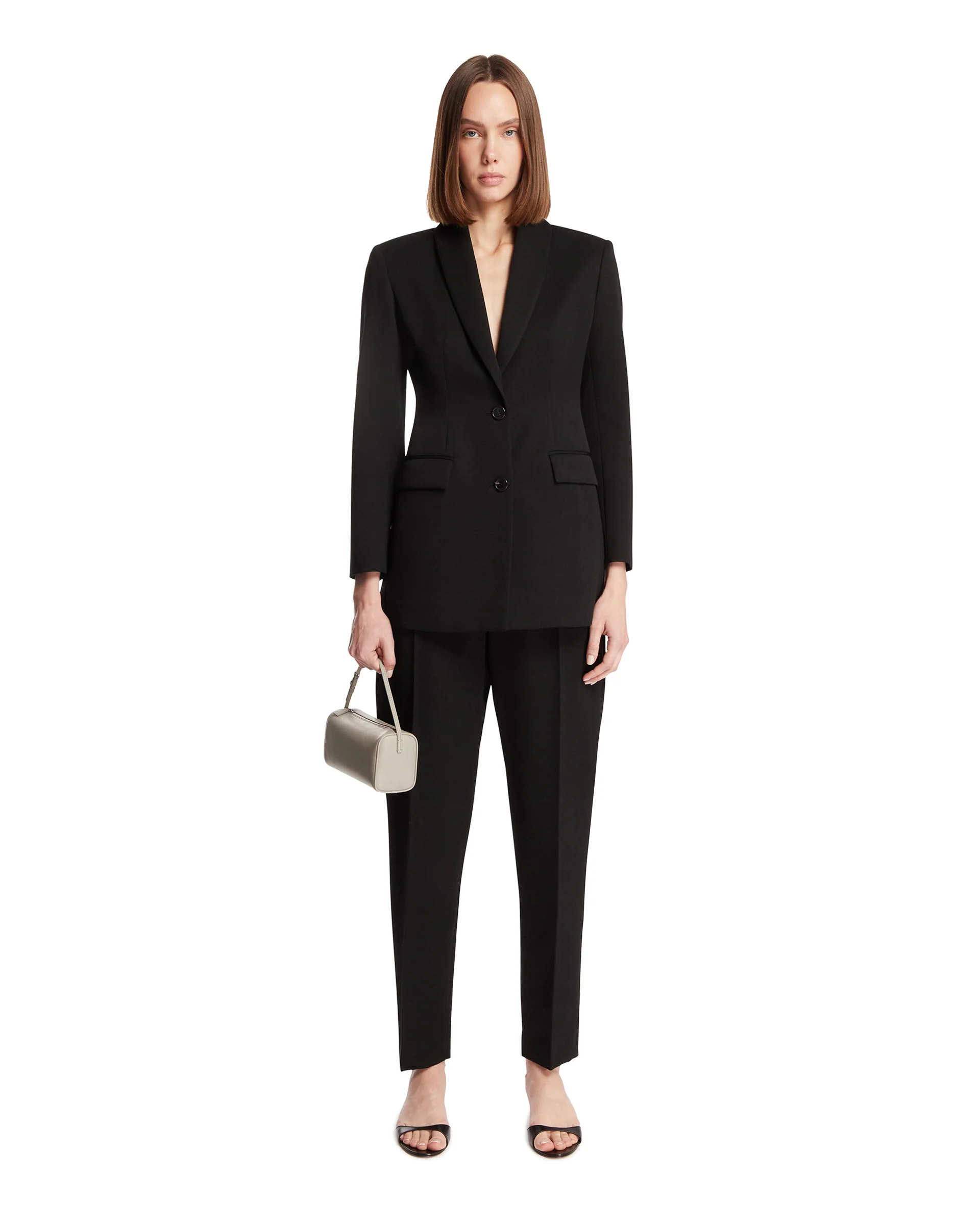 Pantaloni In Lana Neri - Image 3