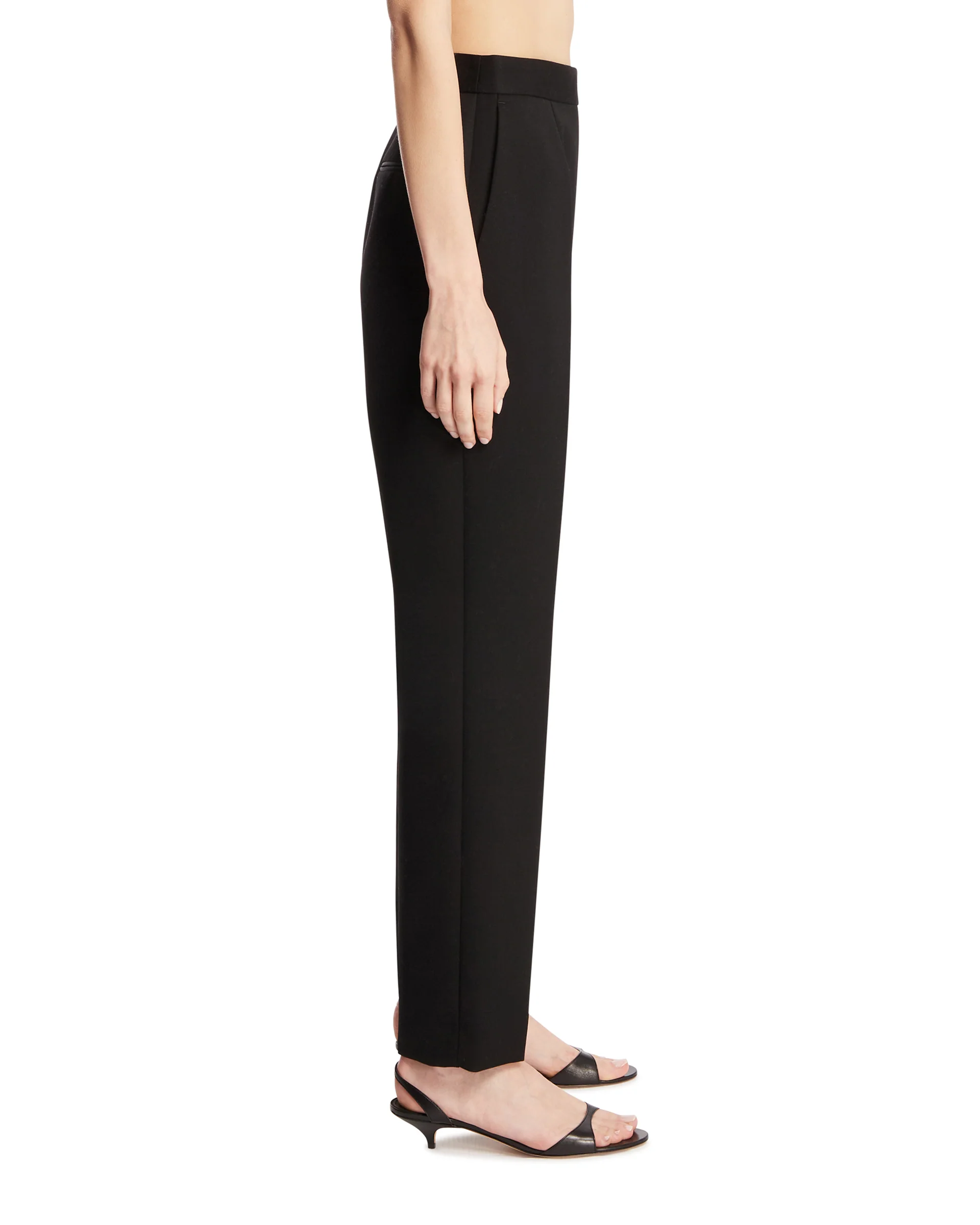 Pantaloni In Lana Neri - Image 4