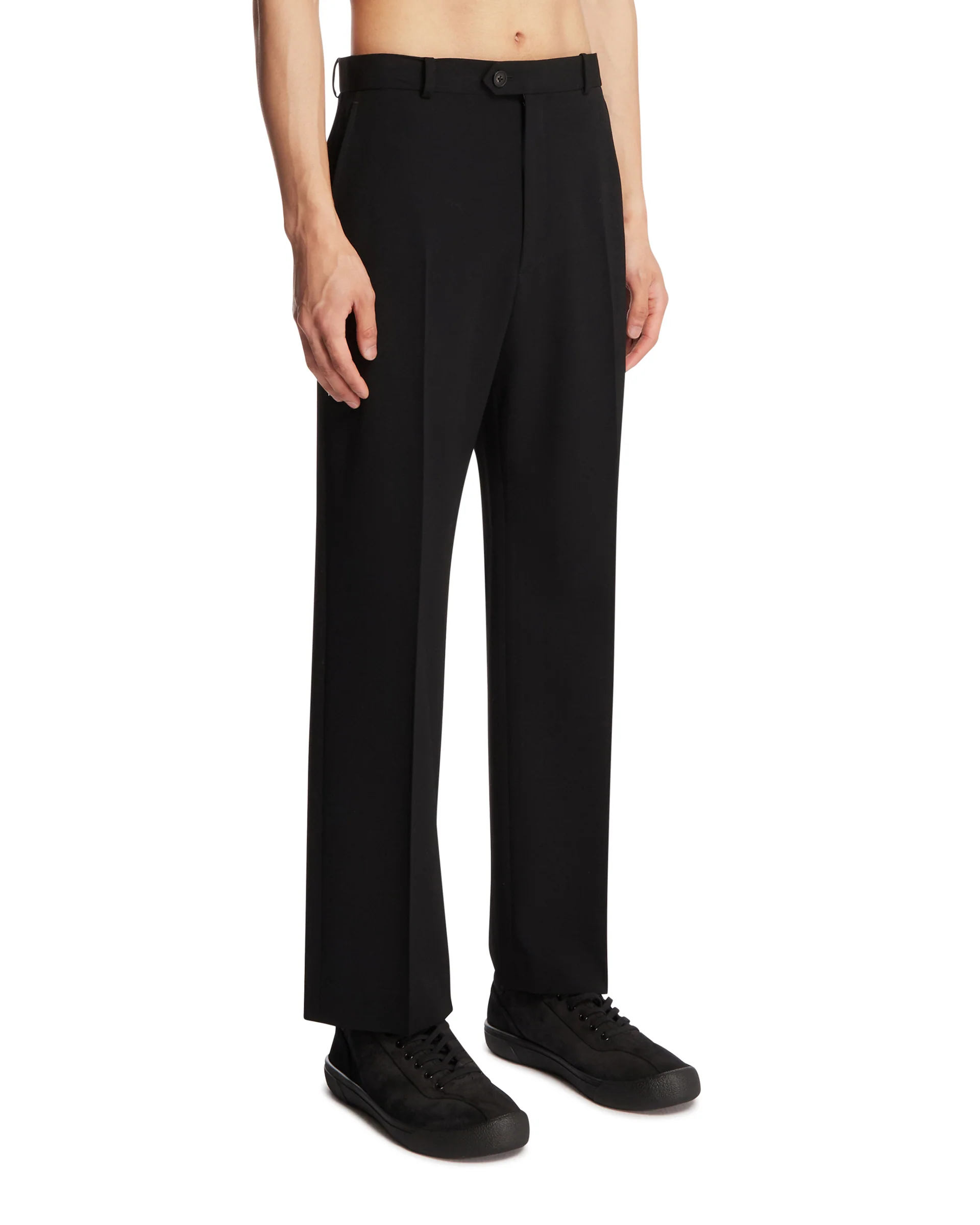 Pantaloni In Lana Neri - Image 2