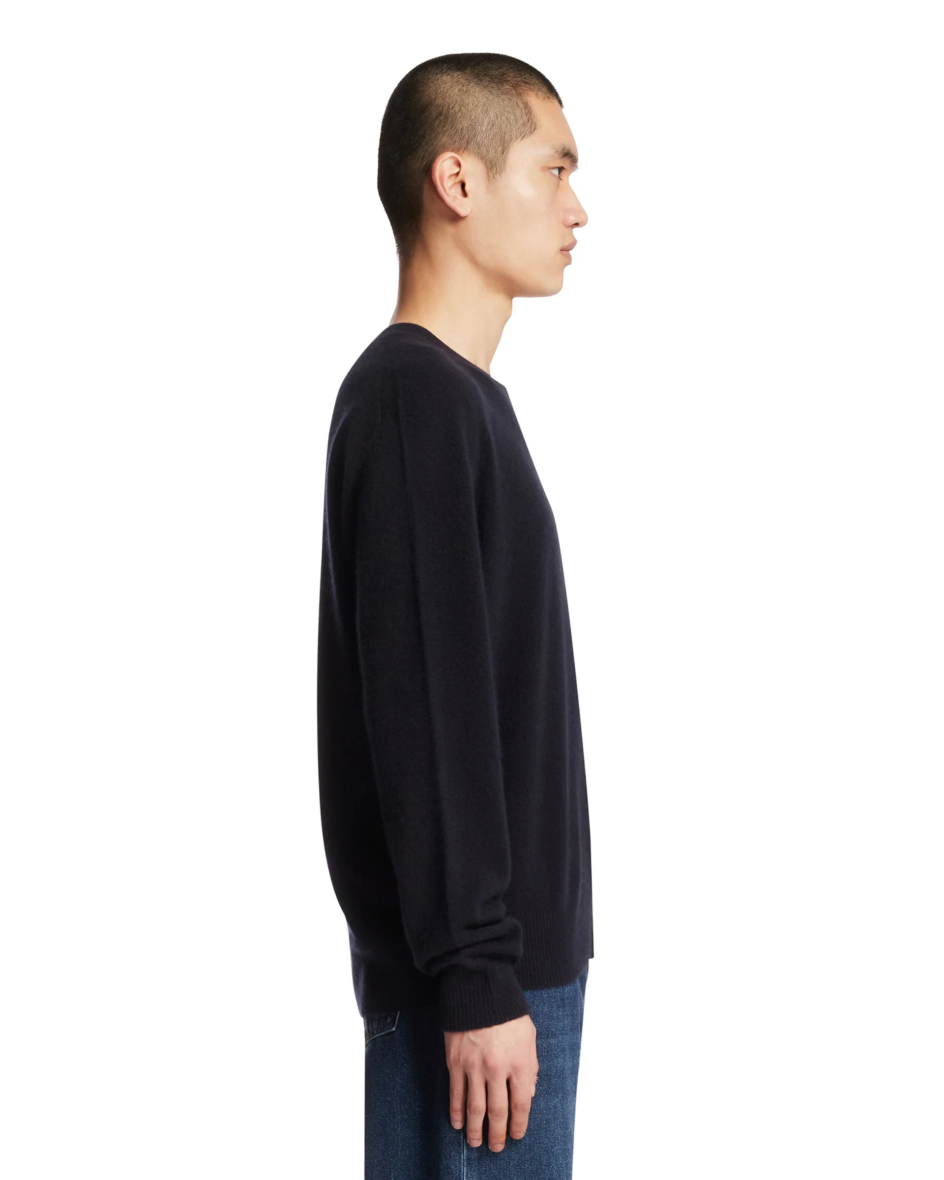Maglione Auguste In Cashmere Blu - Image 4