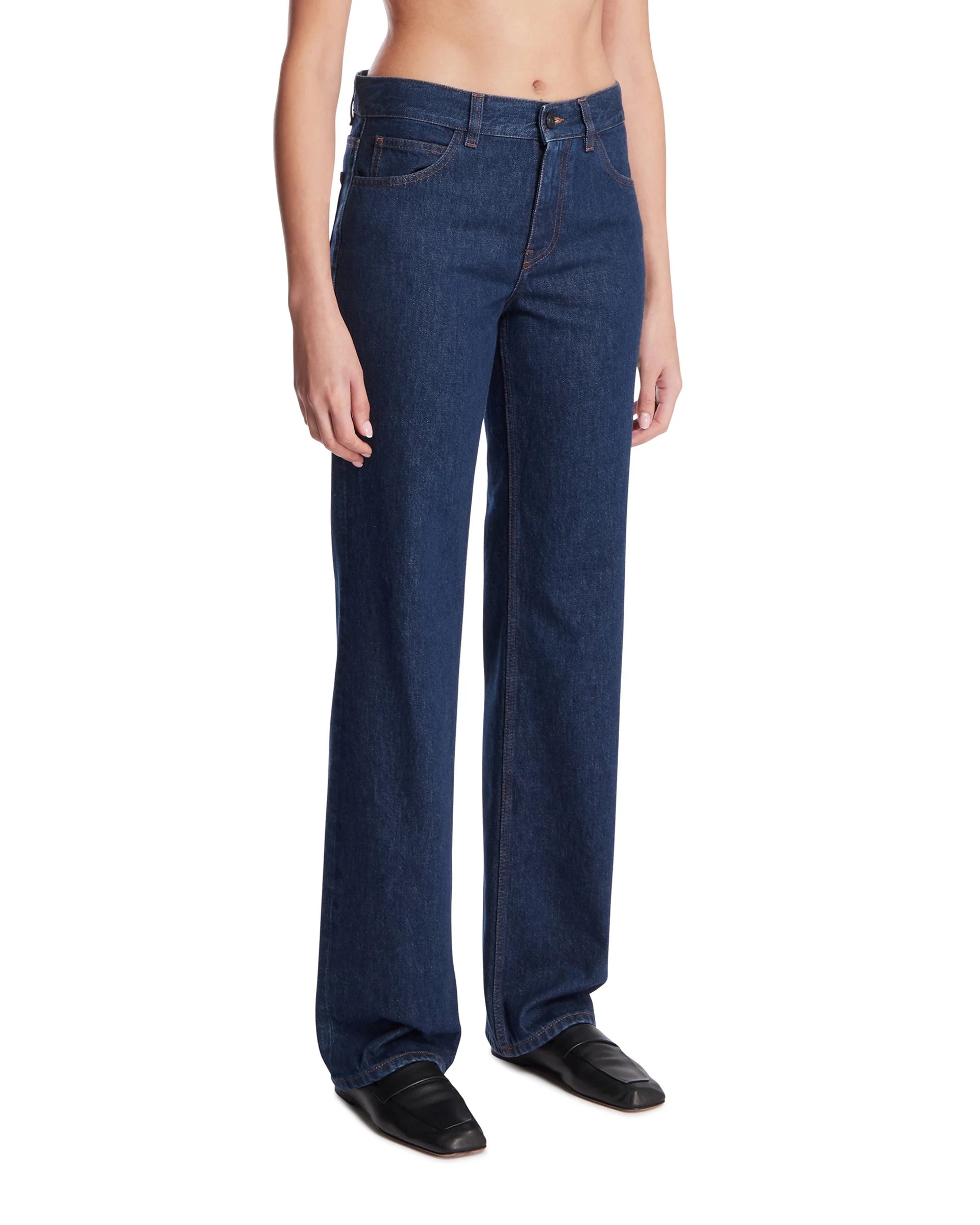 Jeans in Cotone Carlyl Blu - Image 2