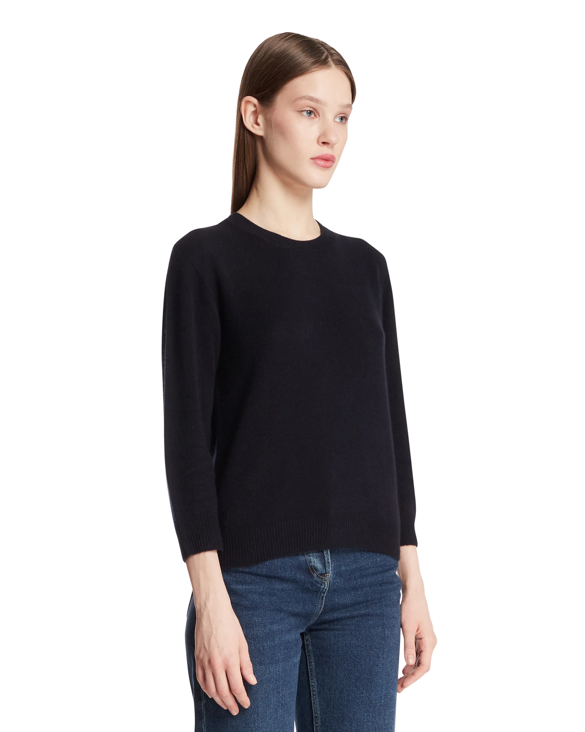 Maglione In Cashmere Blu - Image 2