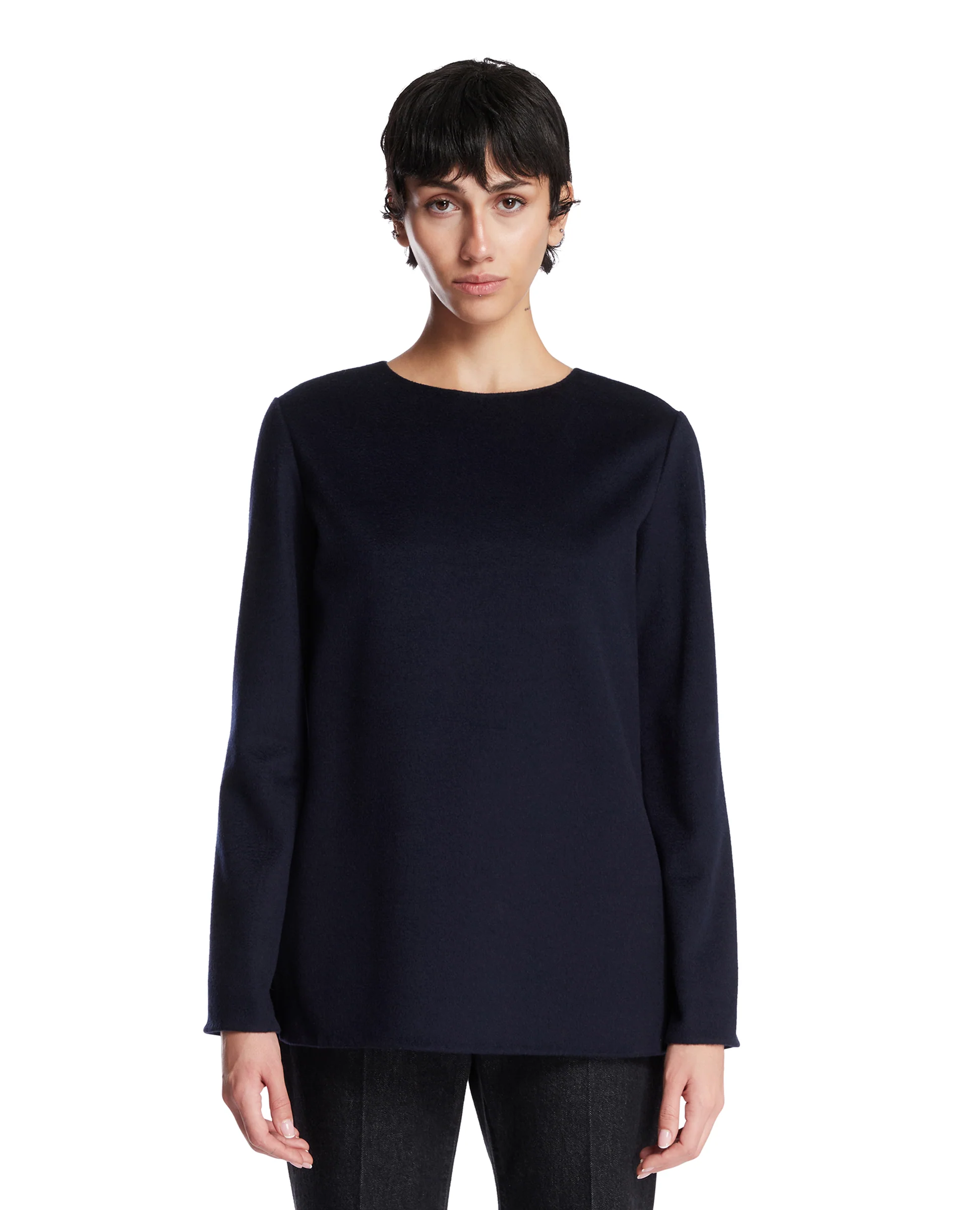 Top In Cashmere Blu