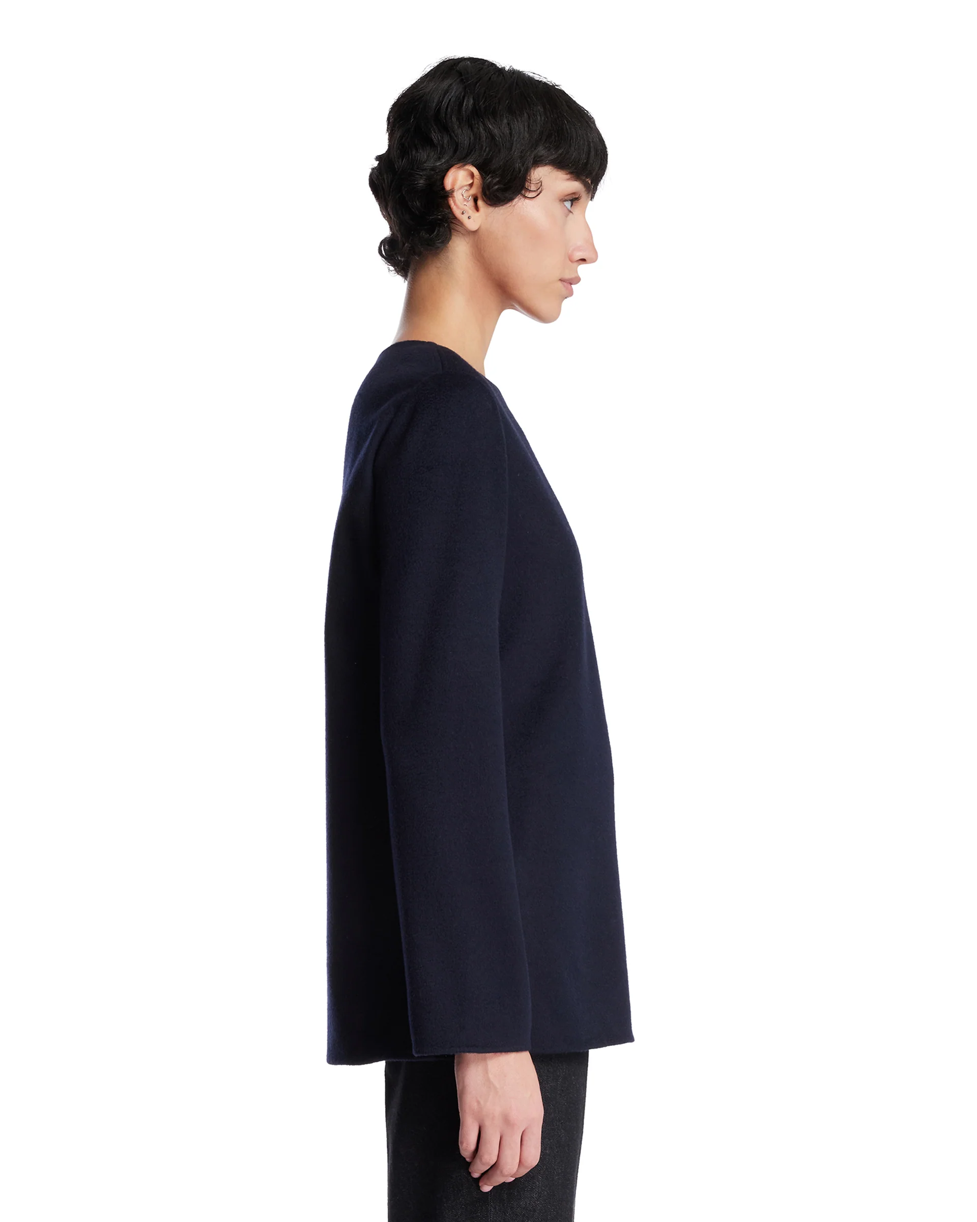 Top In Cashmere Blu - Image 4