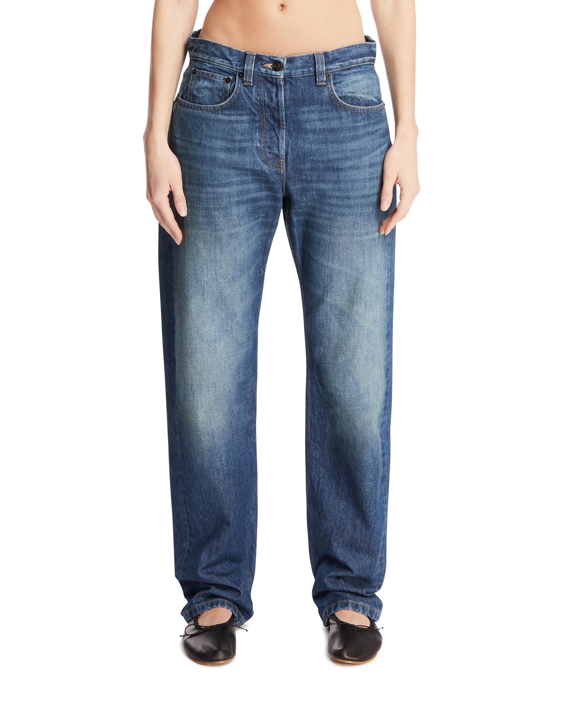 Jeans A Cinque Tasche Blu