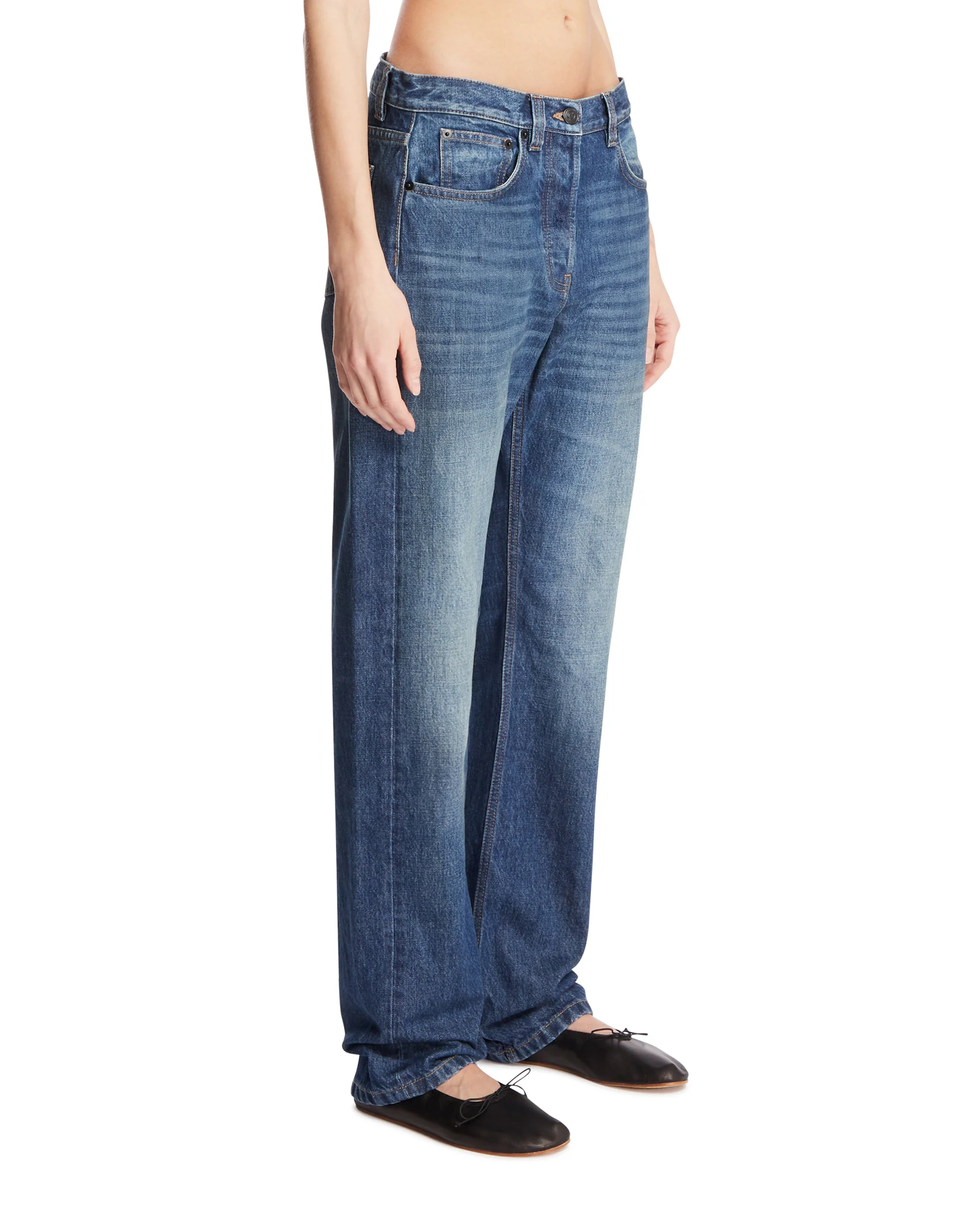 Jeans A Cinque Tasche Blu - Image 2