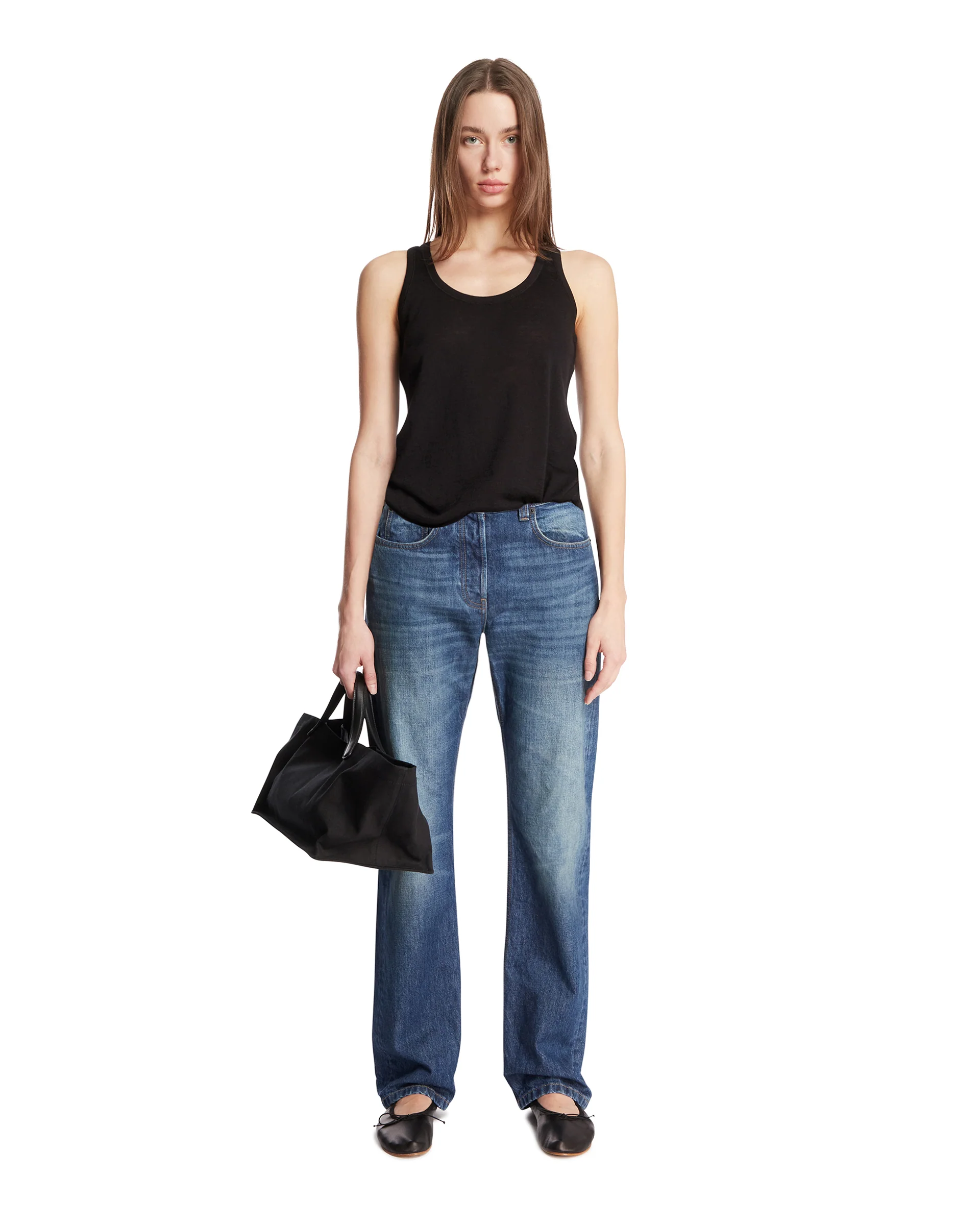 Jeans A Cinque Tasche Blu - Image 3
