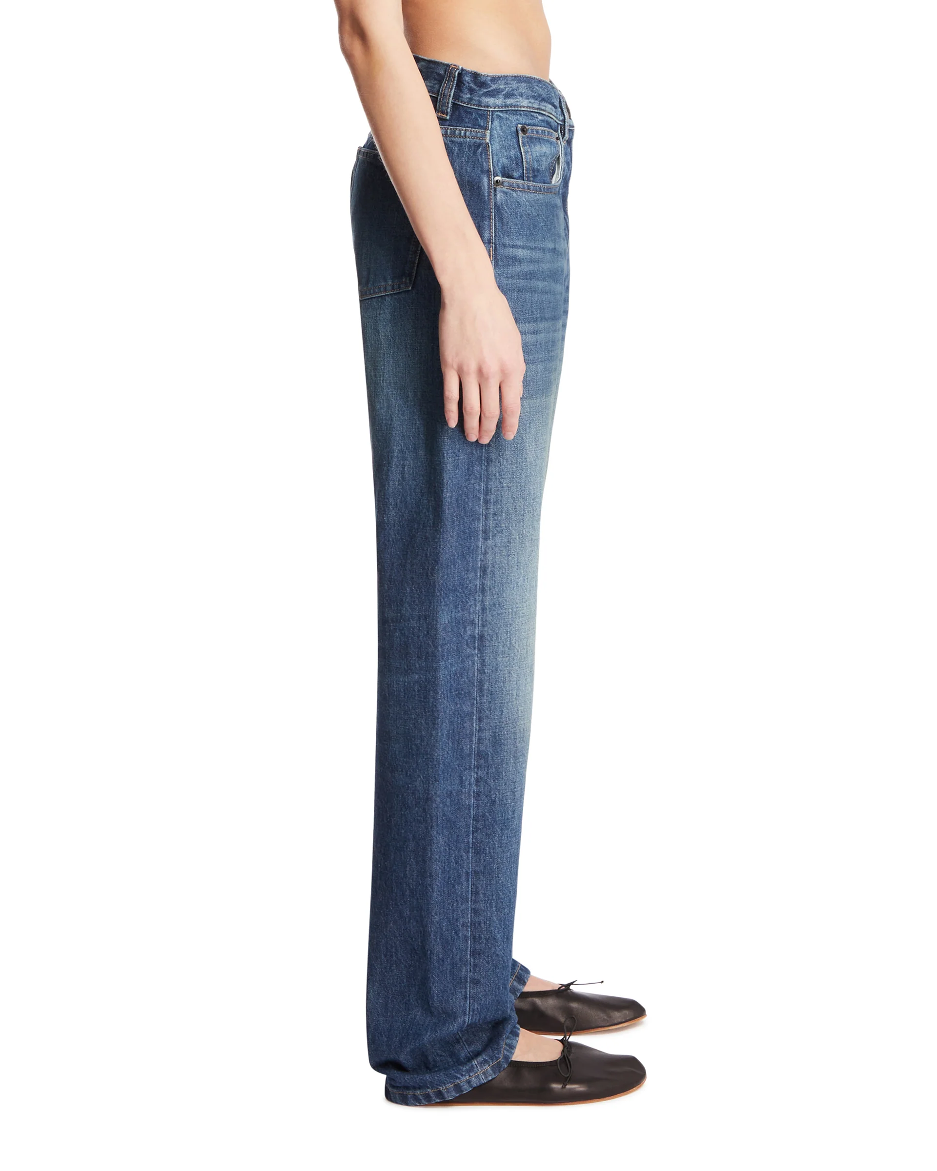 Jeans A Cinque Tasche Blu - Image 4