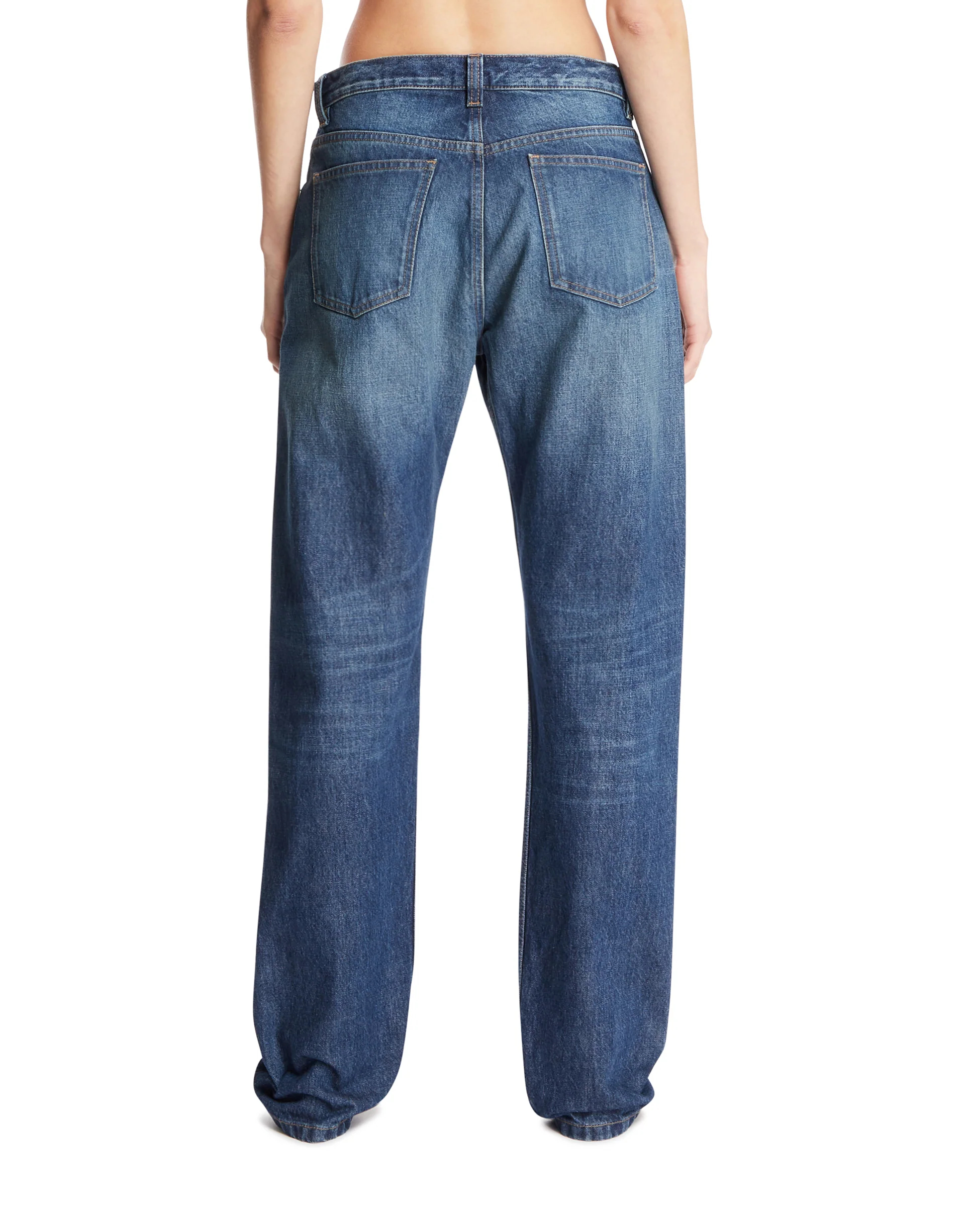 Jeans A Cinque Tasche Blu - Image 5