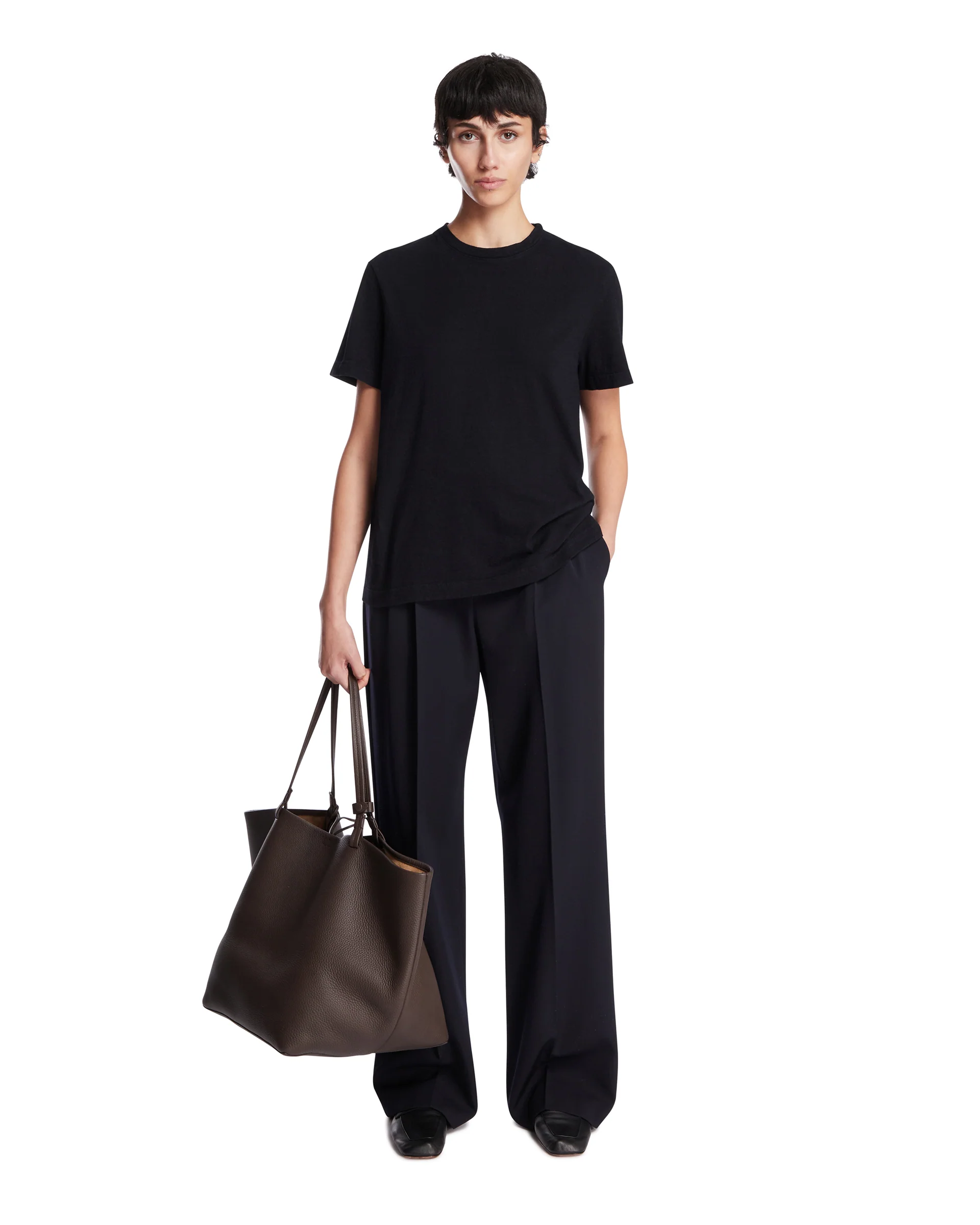 T-Shirt Serata In Cotone Blu - Image 3
