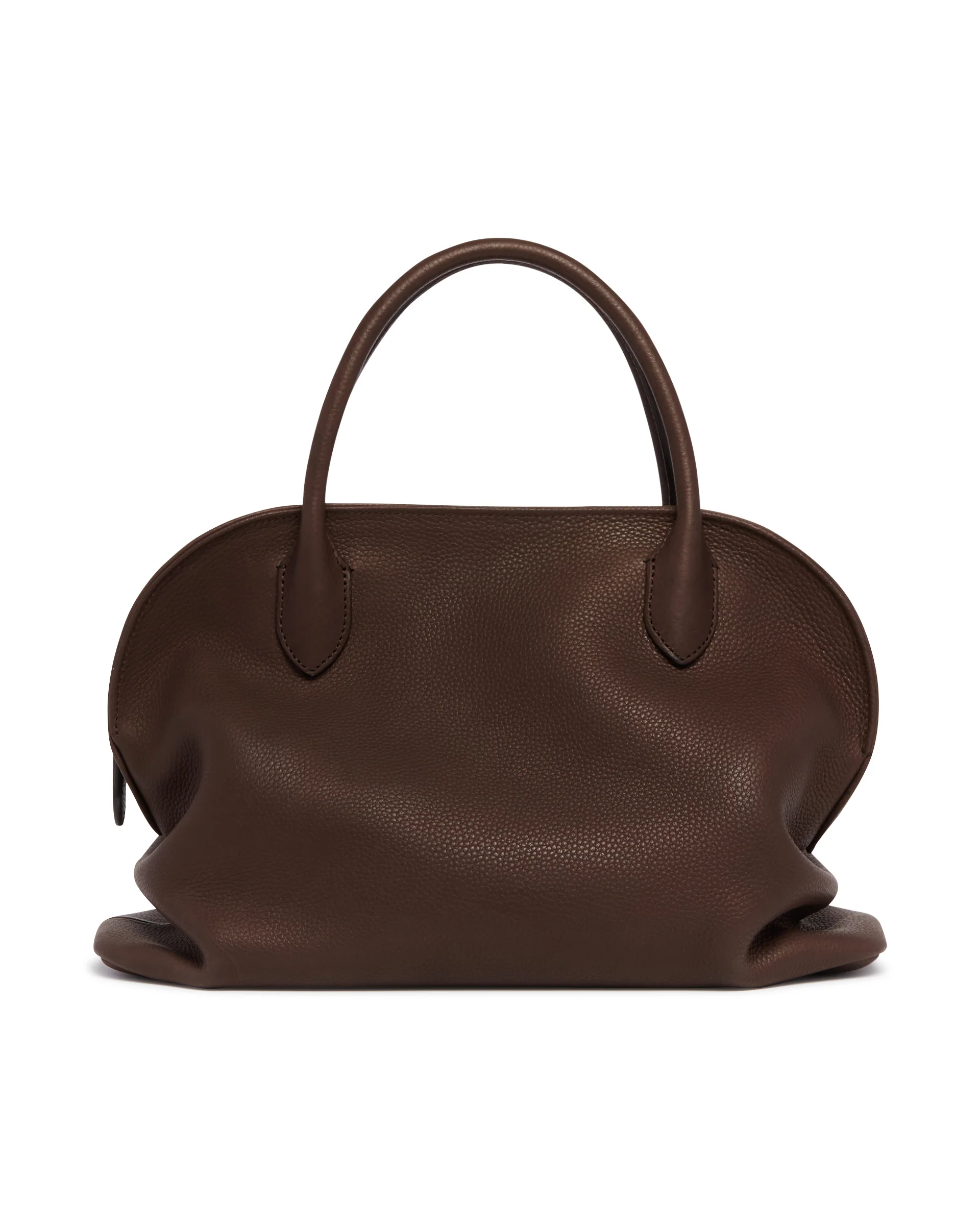 Borsa Agnes 12 In Pelle Marrone - Image 2