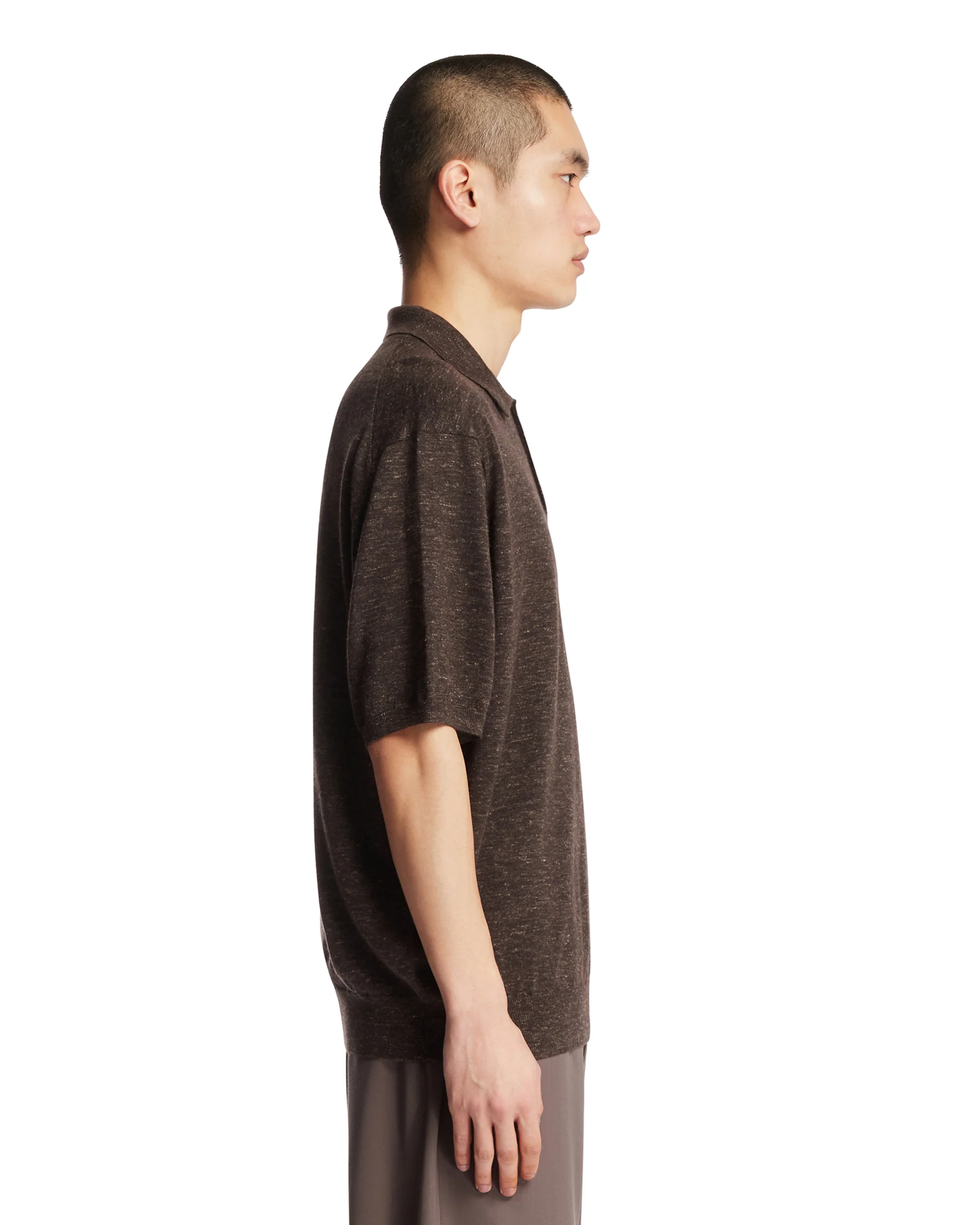 Top Borges In Cashmere Marrone - Image 4