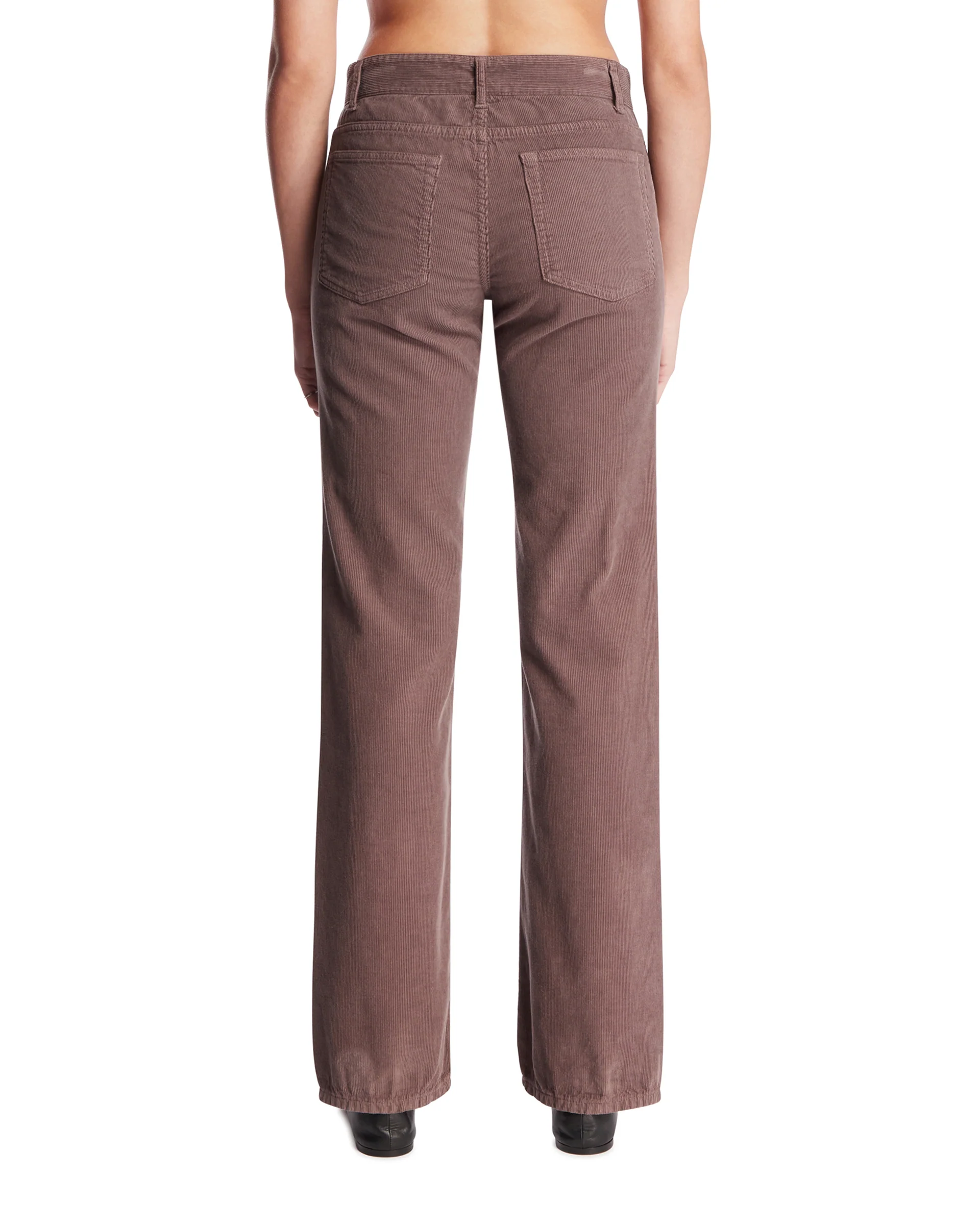 Pantaloni Carlyl in Cotone Marroni - Image 5