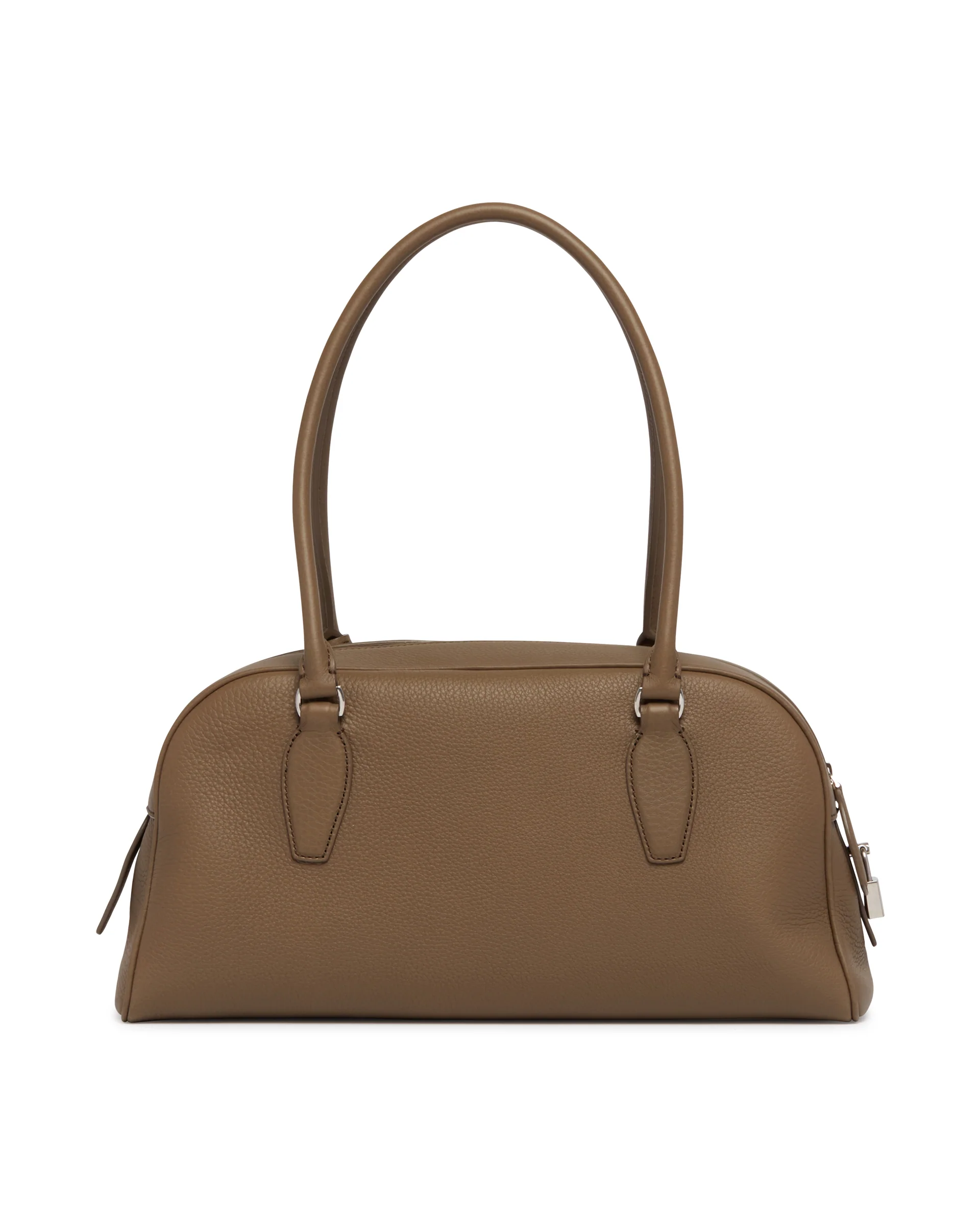 Borsa E/W India In Pelle Marrone - Image 6