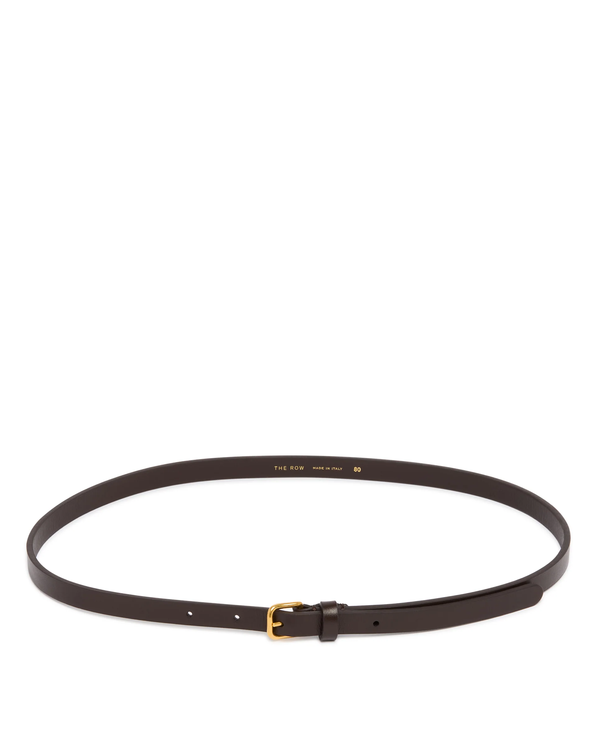 Cintura in Pelle Mini Marrone