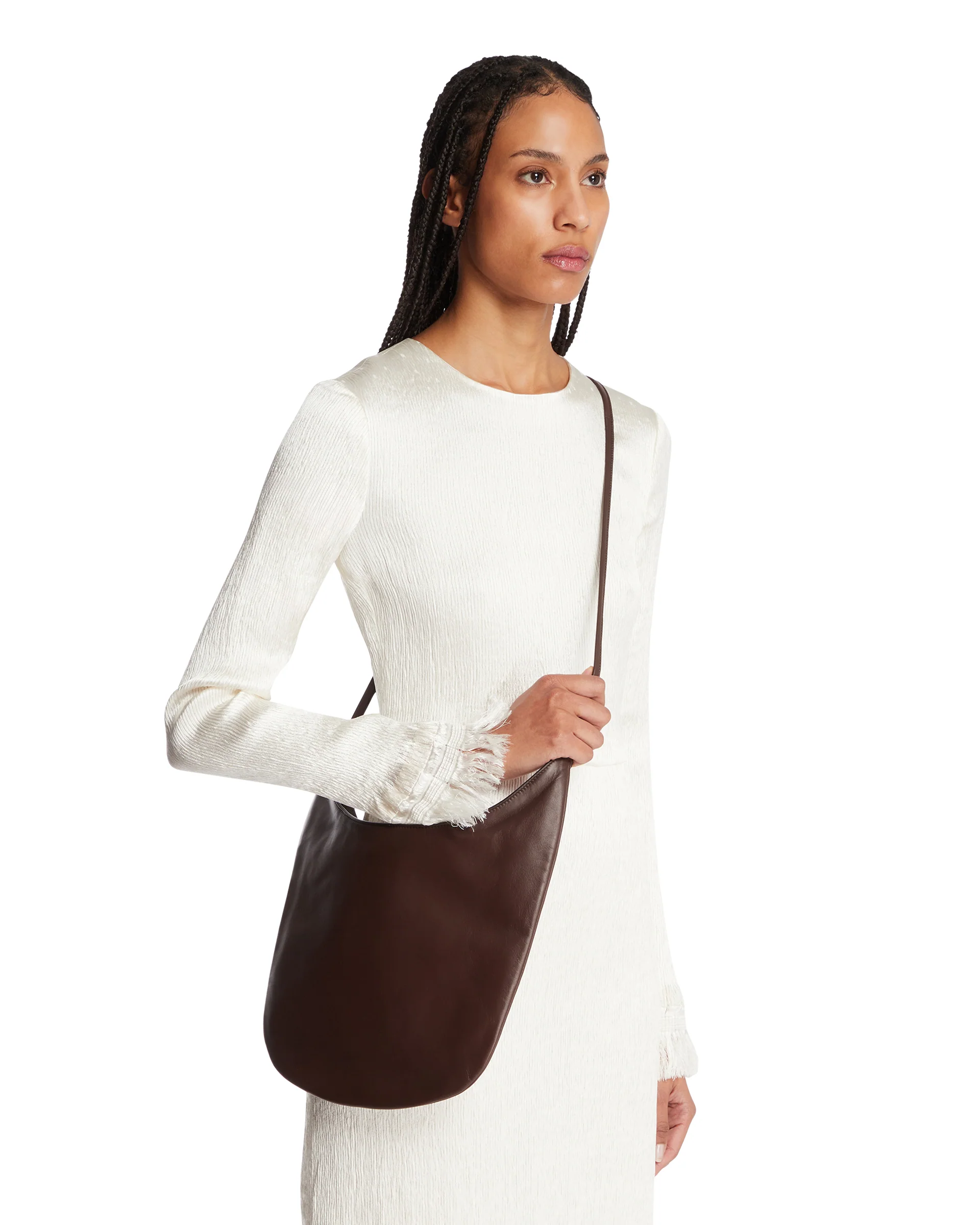 Borsa N/S Izzy In Pelle Marrone - Image 3