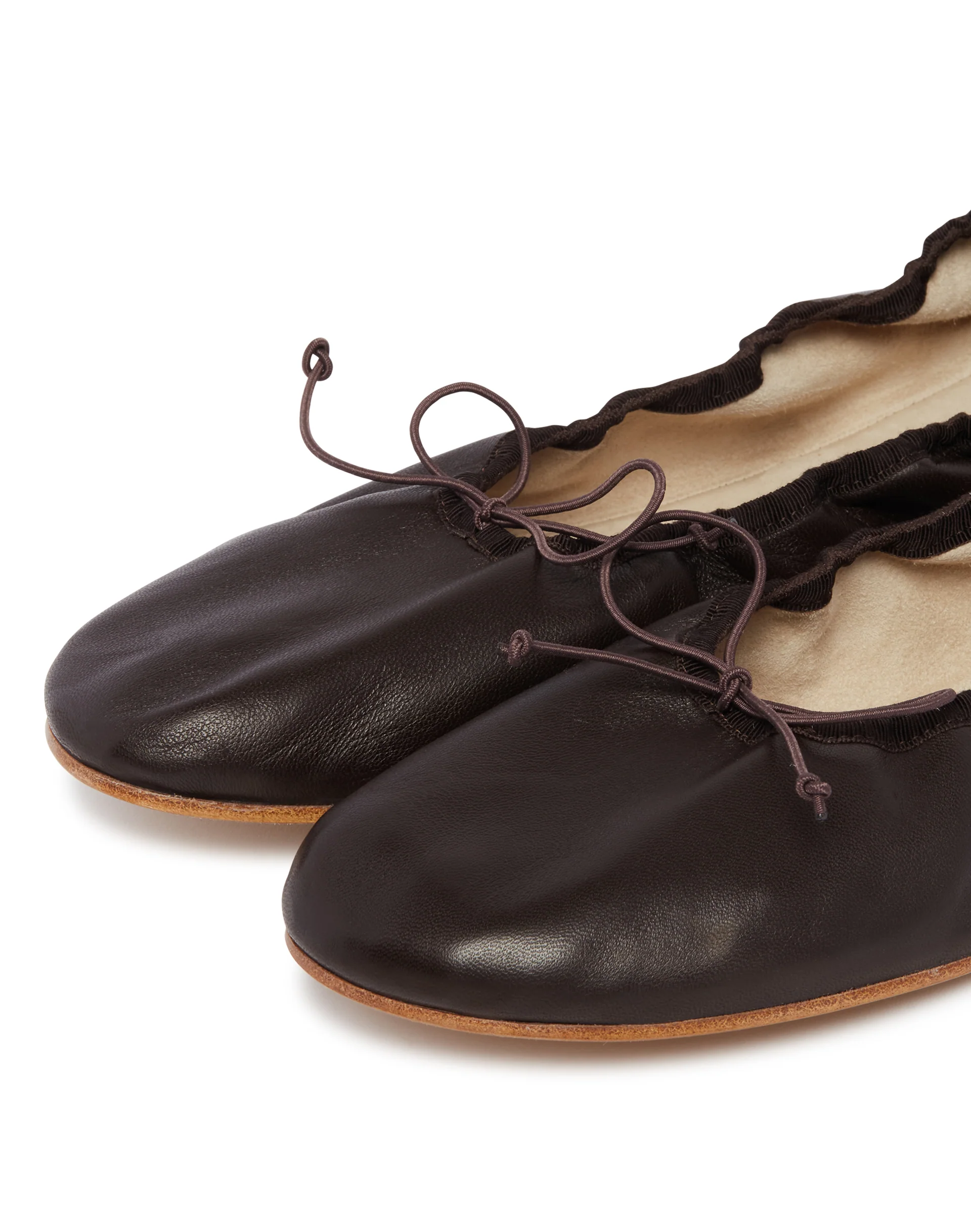 Ballerine Stondate in Pelle Marroni - Image 6