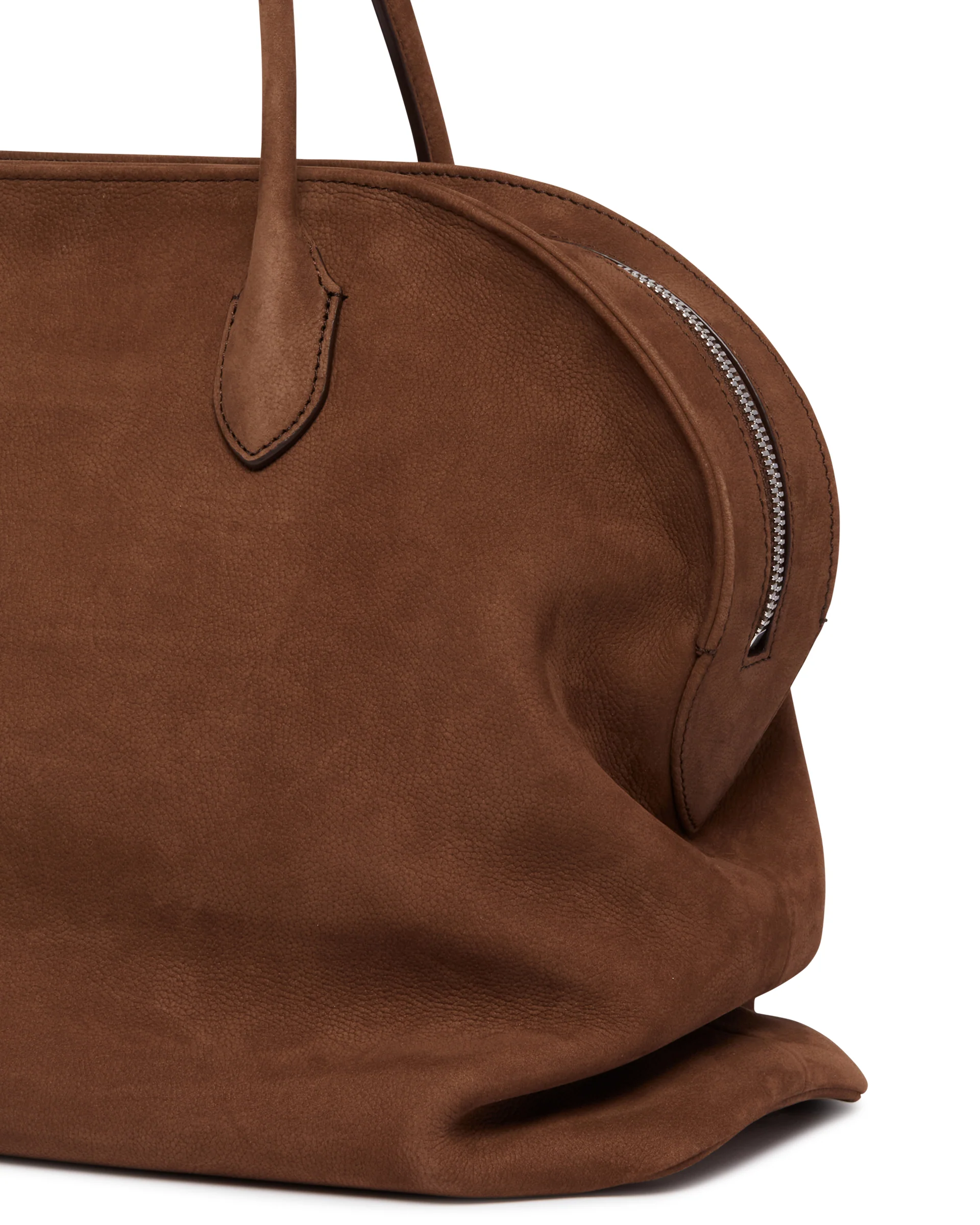 Borsa Agnes 12 In Suede Marrone - Image 4