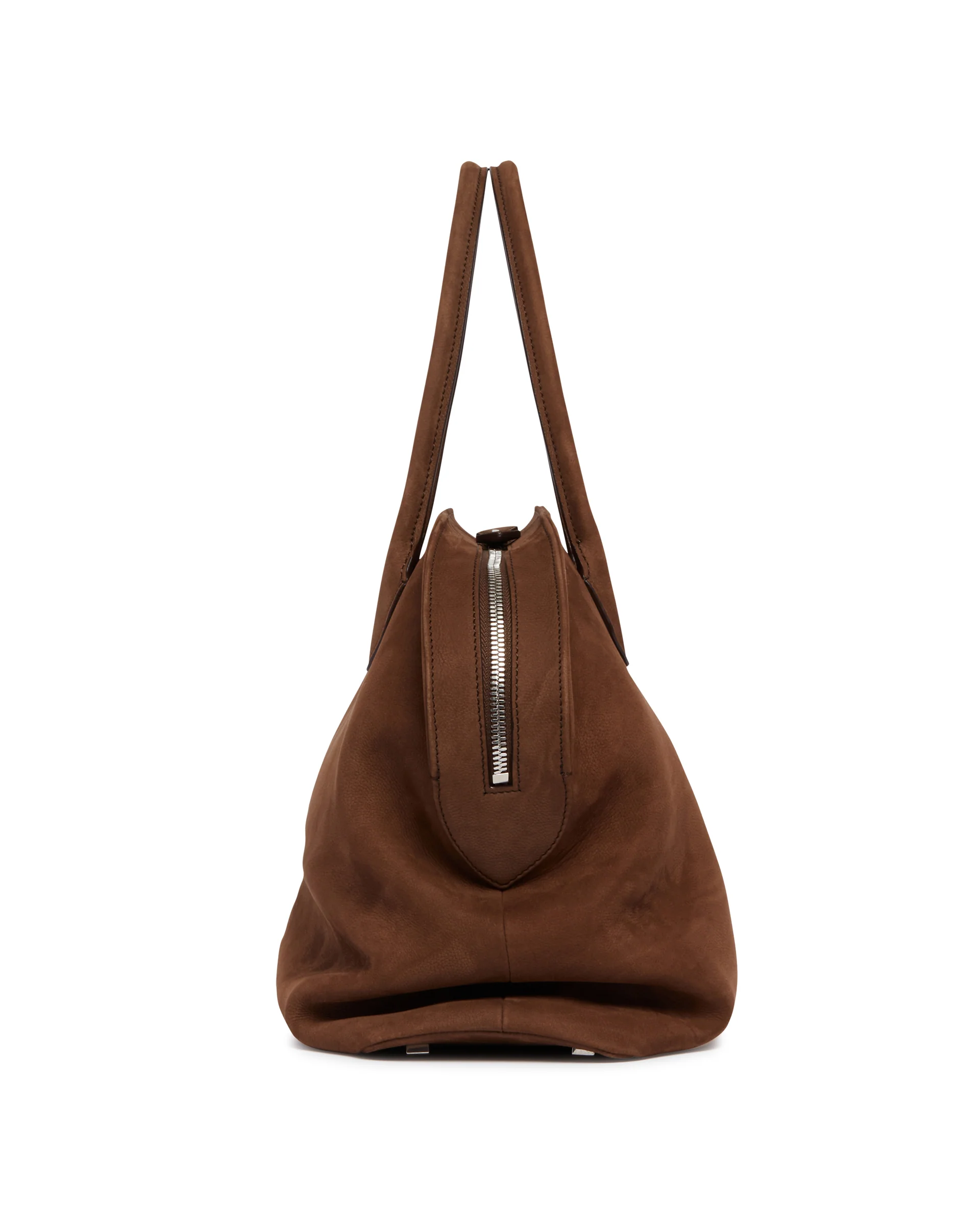Borsa Agnes 12 In Suede Marrone - Image 5