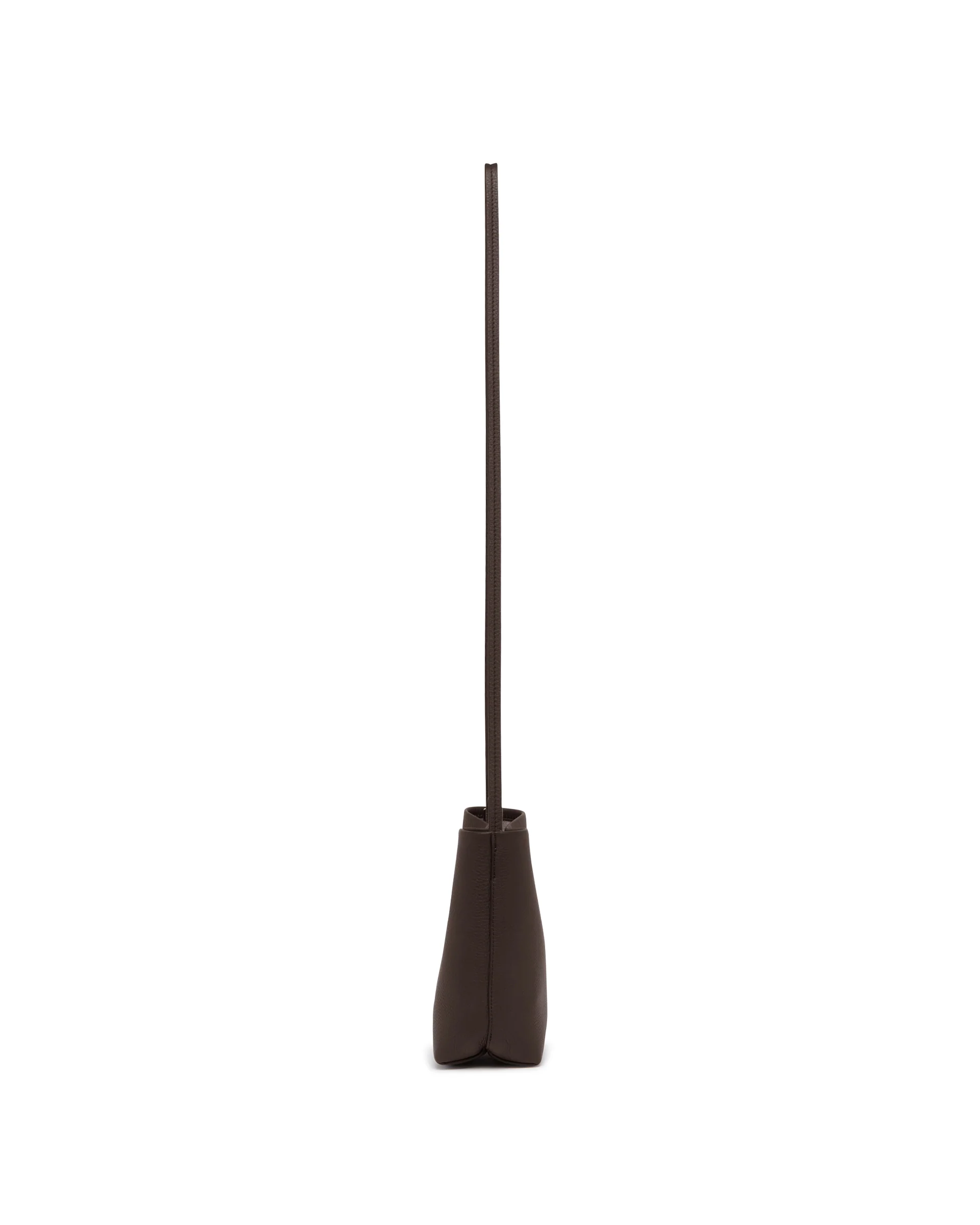 Borsa A Tracolla In Pelle Marrone Scuro - Image 7