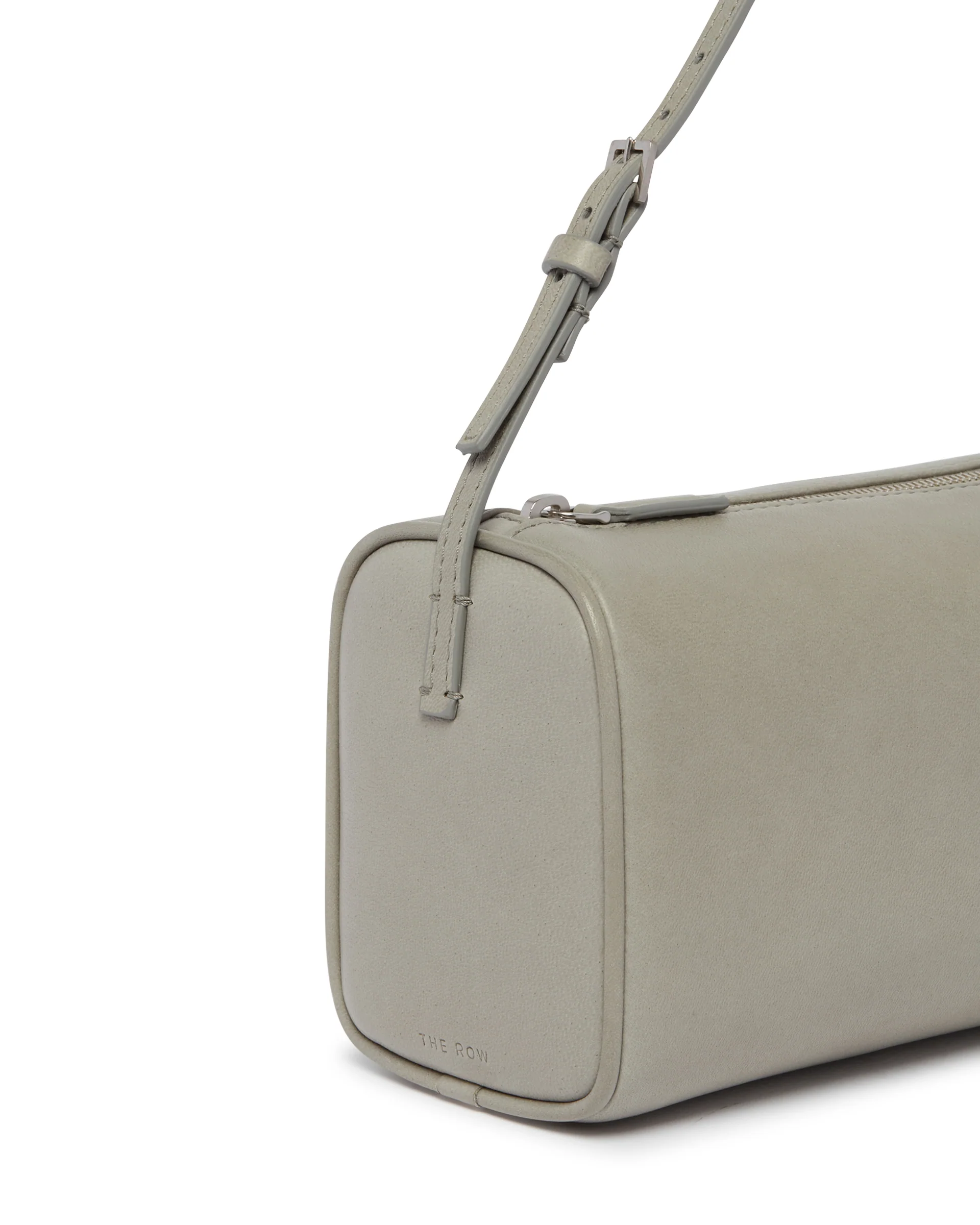 Borsa 90s In Pelle Grigia - Image 4