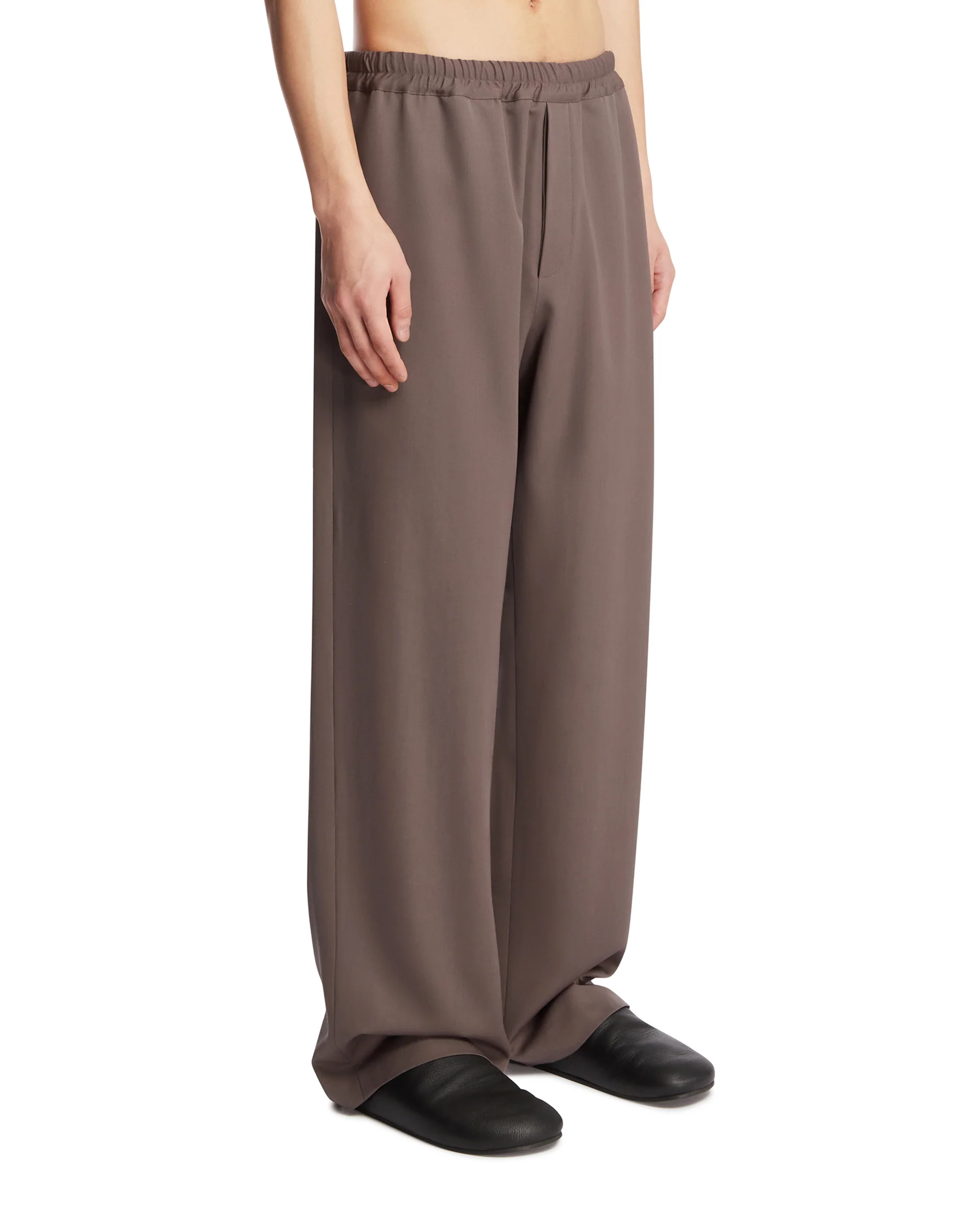 Pantaloni Ari In Lana Grigi - Image 2
