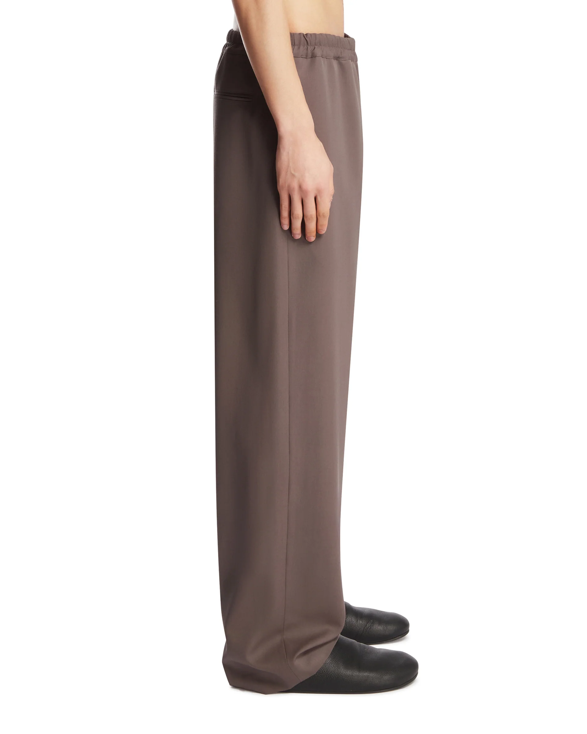 Pantaloni Ari In Lana Grigi - Image 4