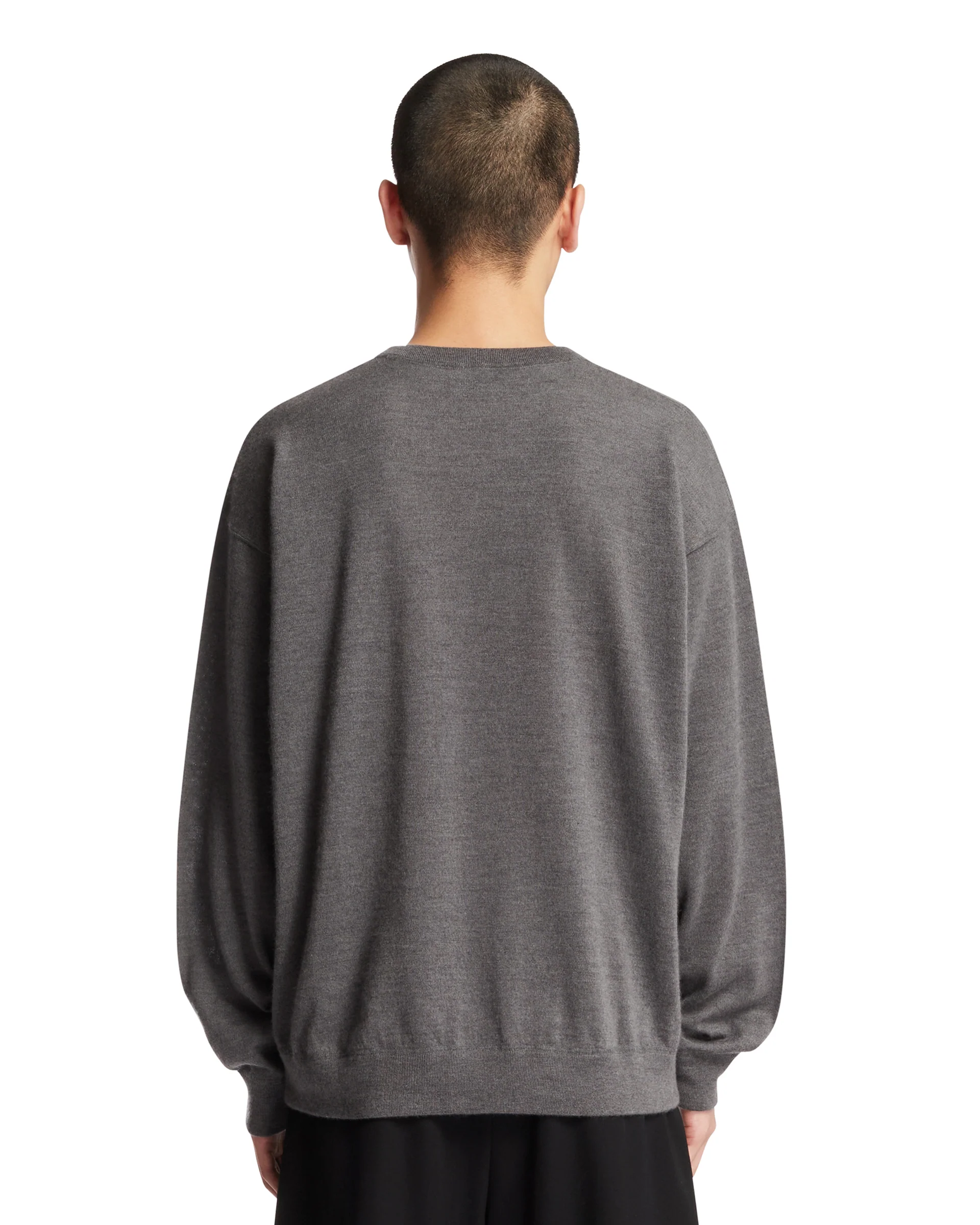Maglione In Cashmere Grigio - Image 5
