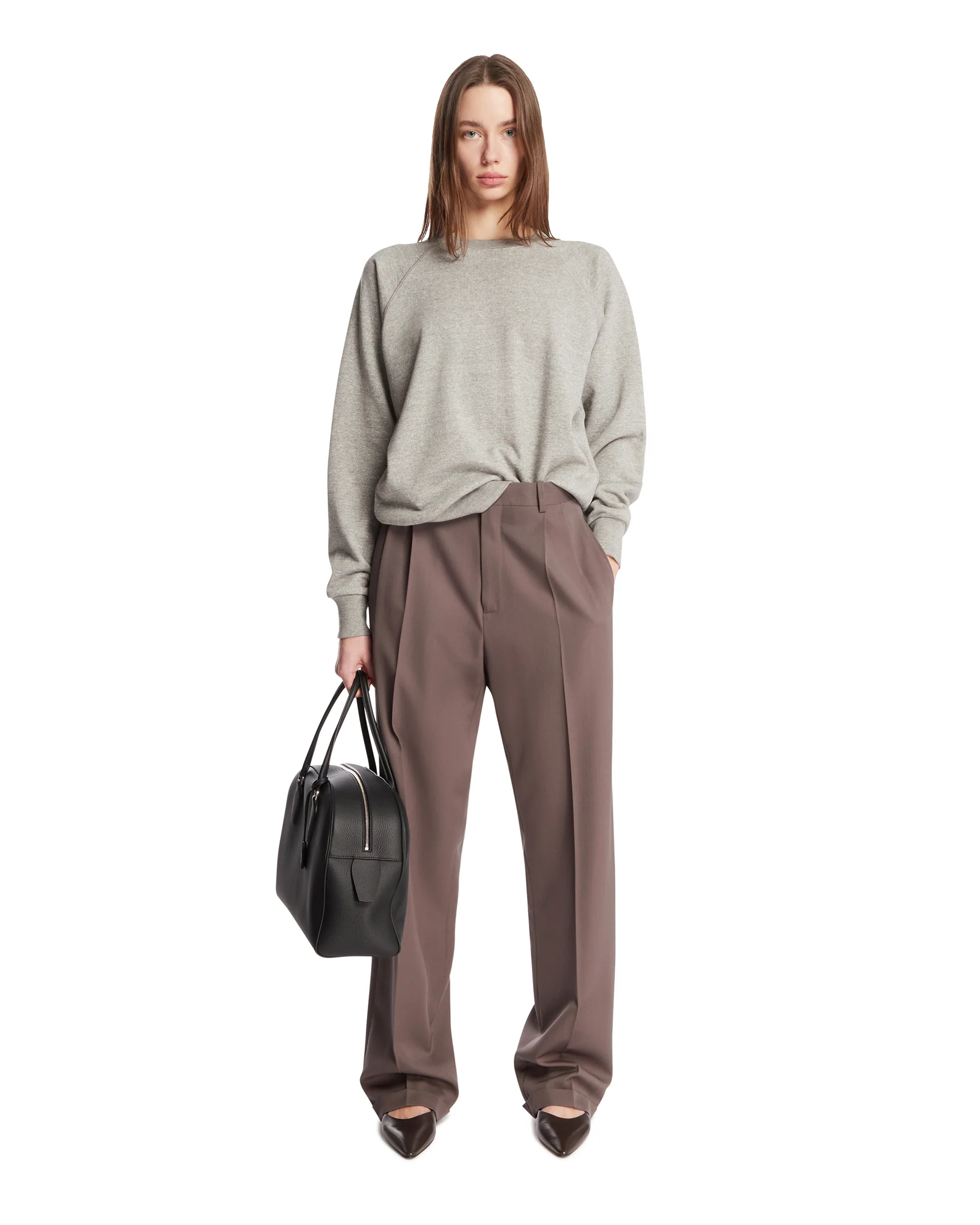 Felpa Eulalia In Cashmere Grigia - Image 3