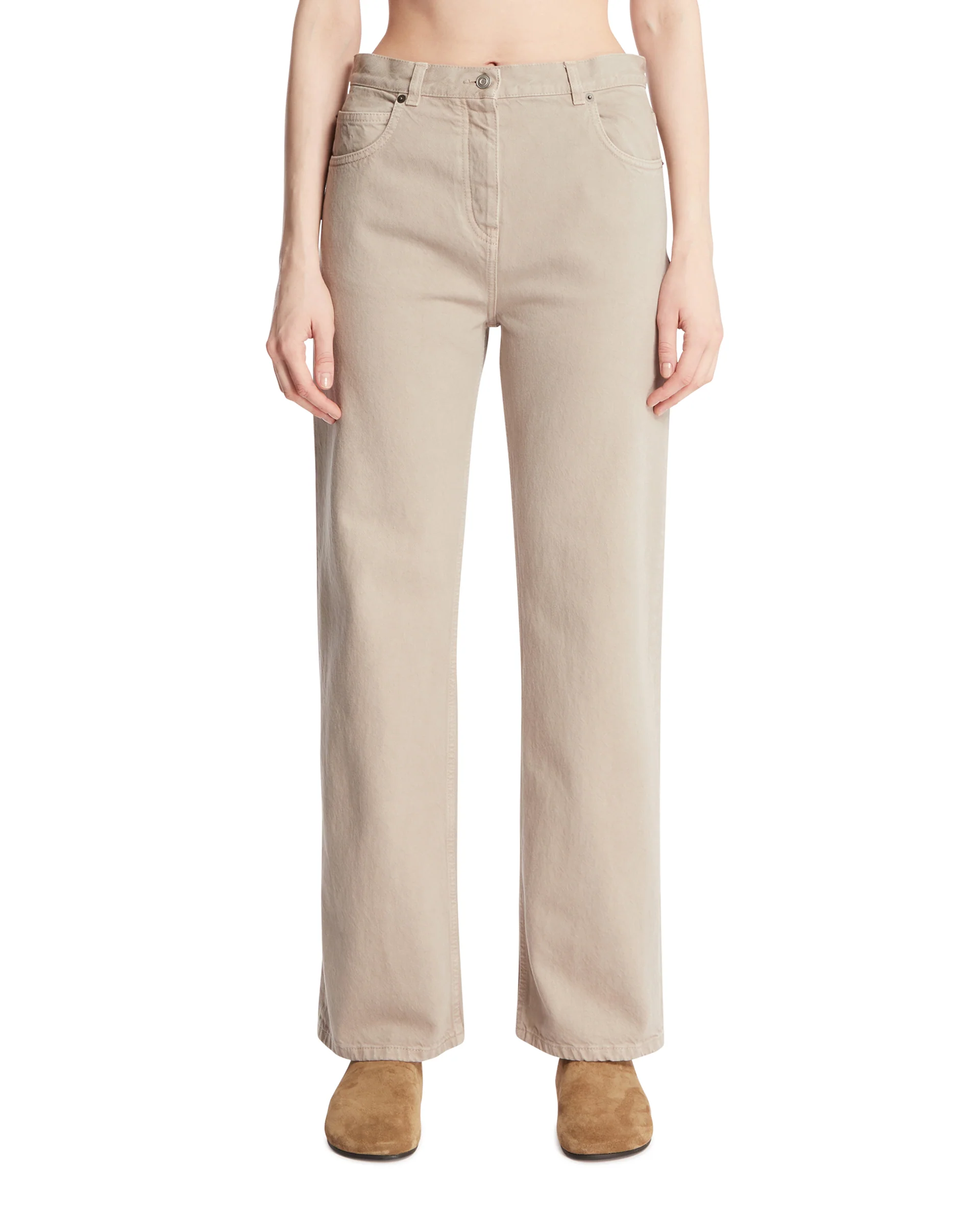 Jeans Finbar In Cotone Grigio